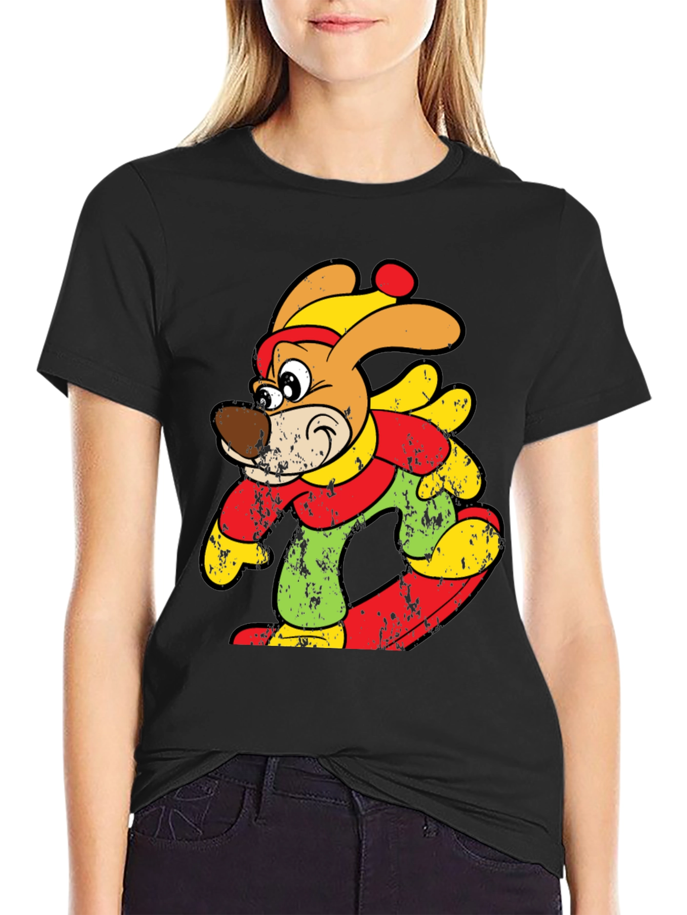Cartoon Dog Graphic Tee