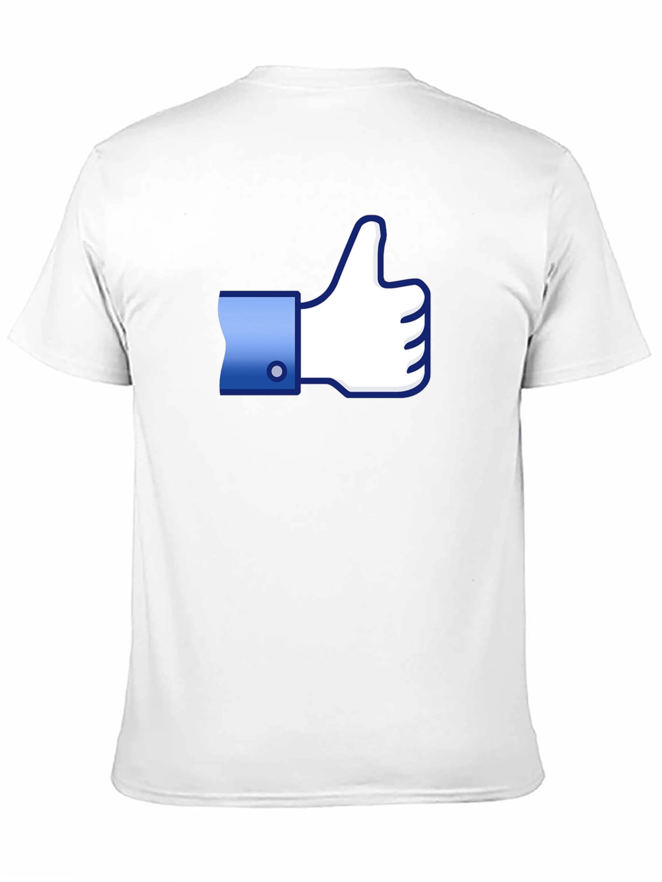 Thumbs Up Graphic Tee - Black Cotton Casual Shirt