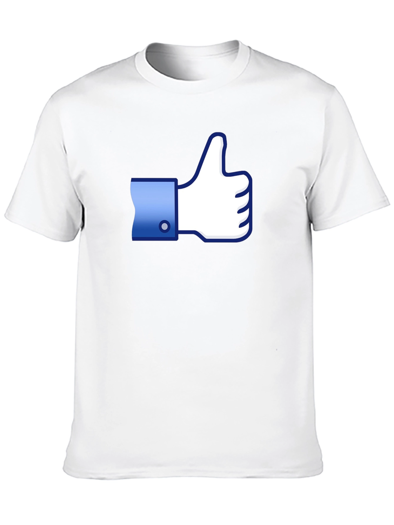 Thumbs Up Graphic Tee - Black Cotton Casual Shirt