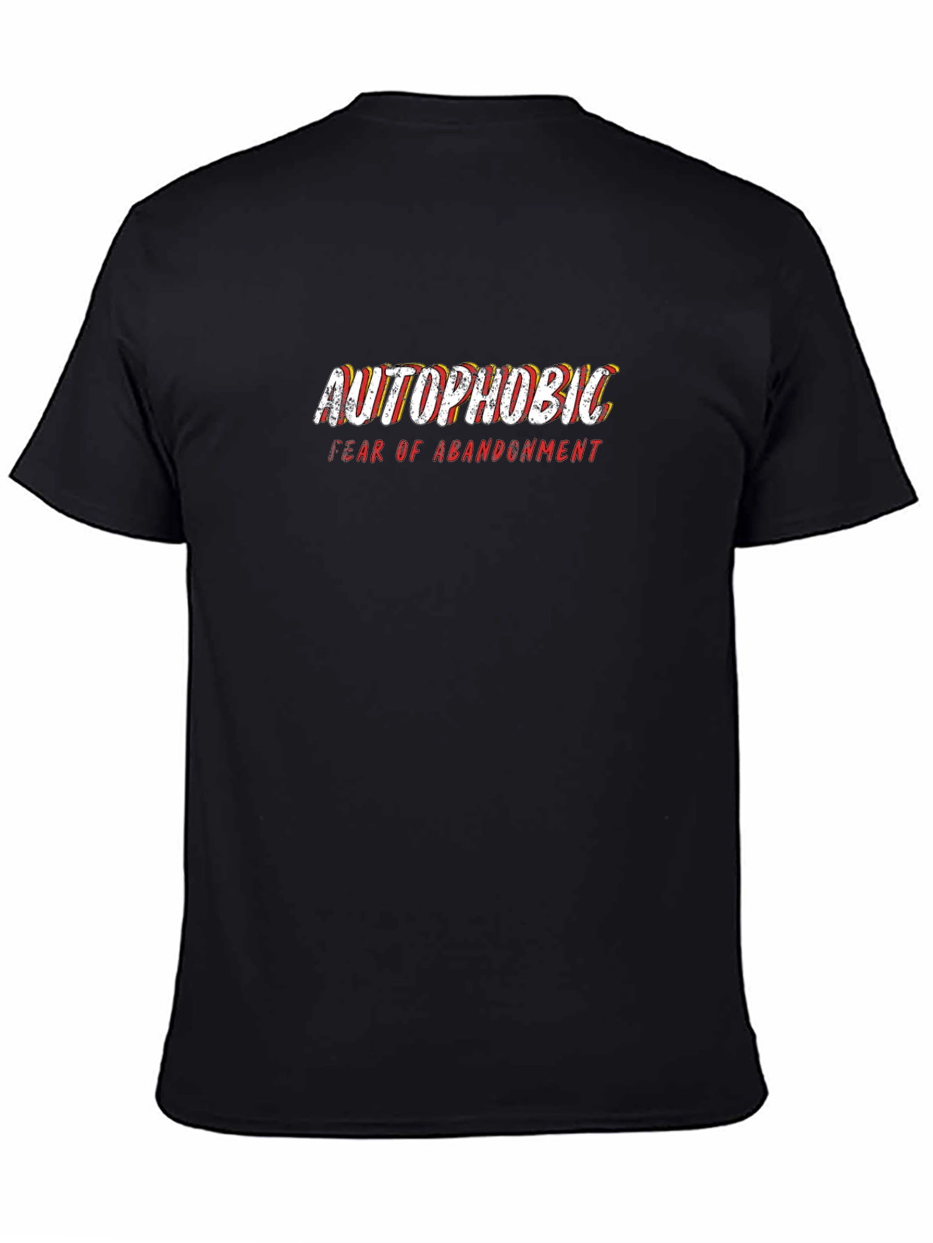 Autophobic Fear of Abandonment Black Tee