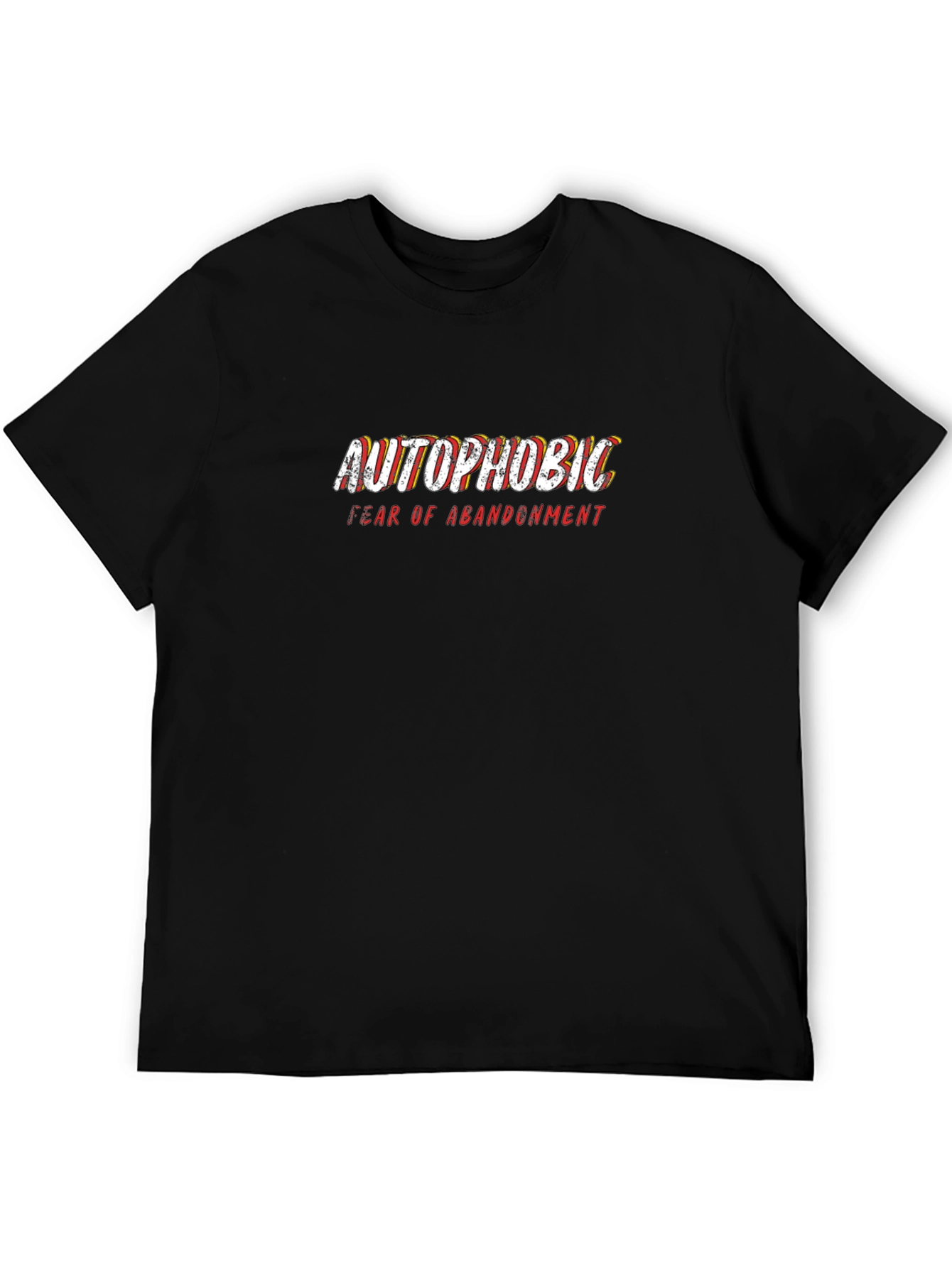 Autophobic Fear of Abandonment Black Tee