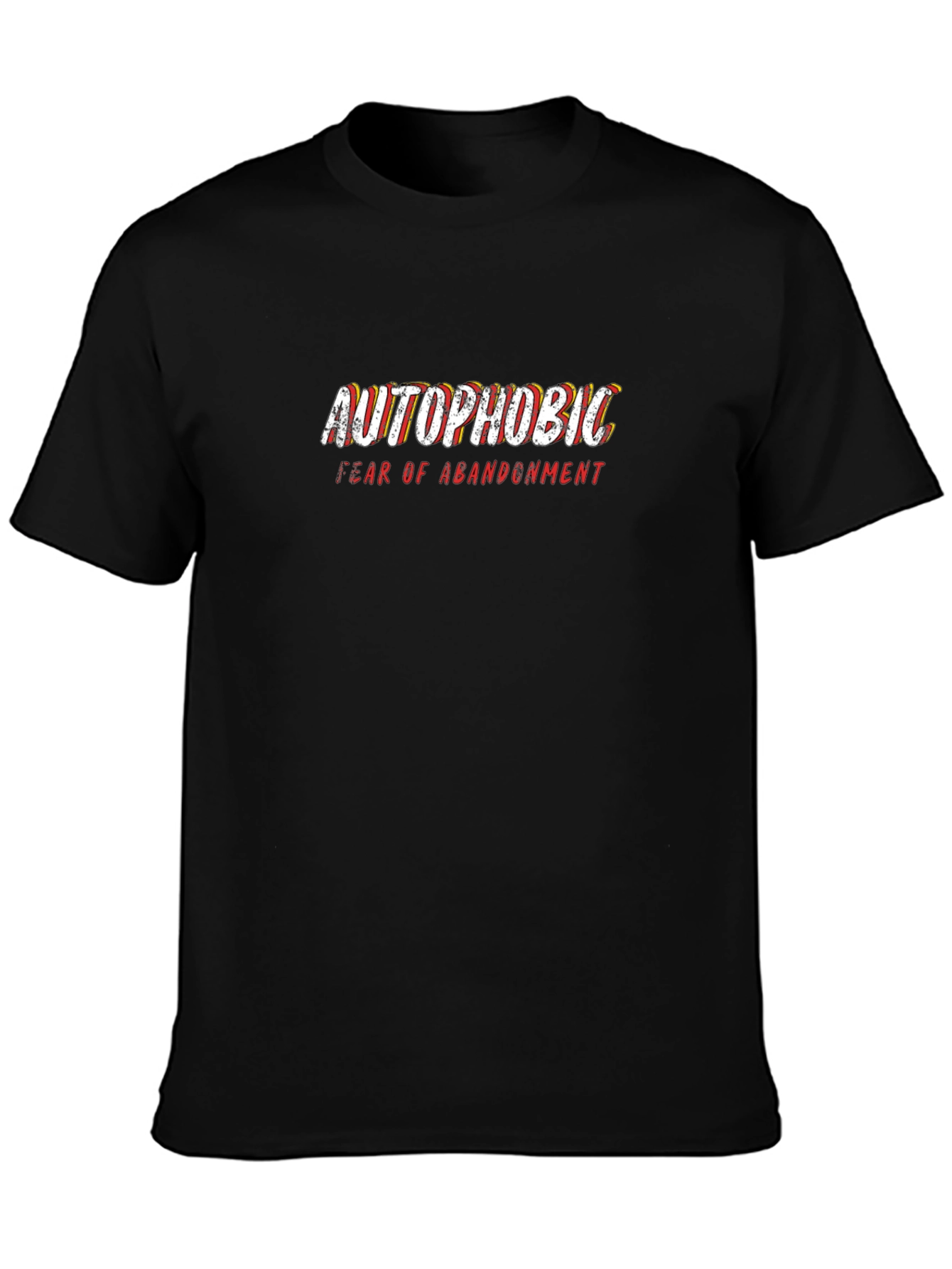 Autophobic Fear of Abandonment Black Tee