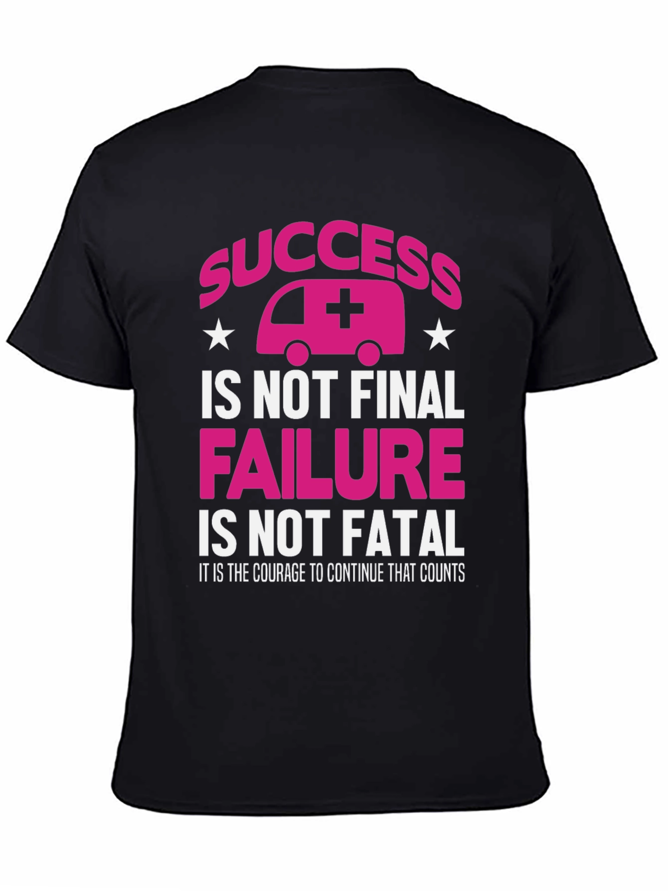 Success Ambulance Graphic Tee - Courage Counts T-Shirt