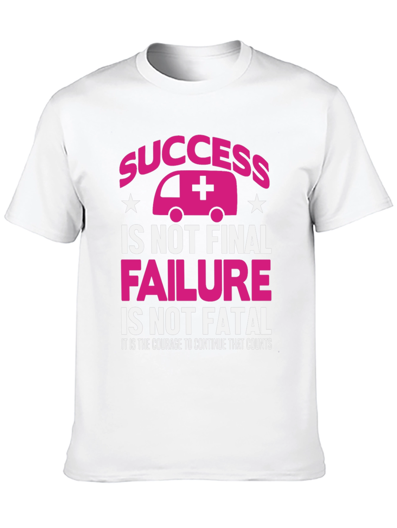 Success Ambulance Graphic Tee - Courage Counts T-Shirt