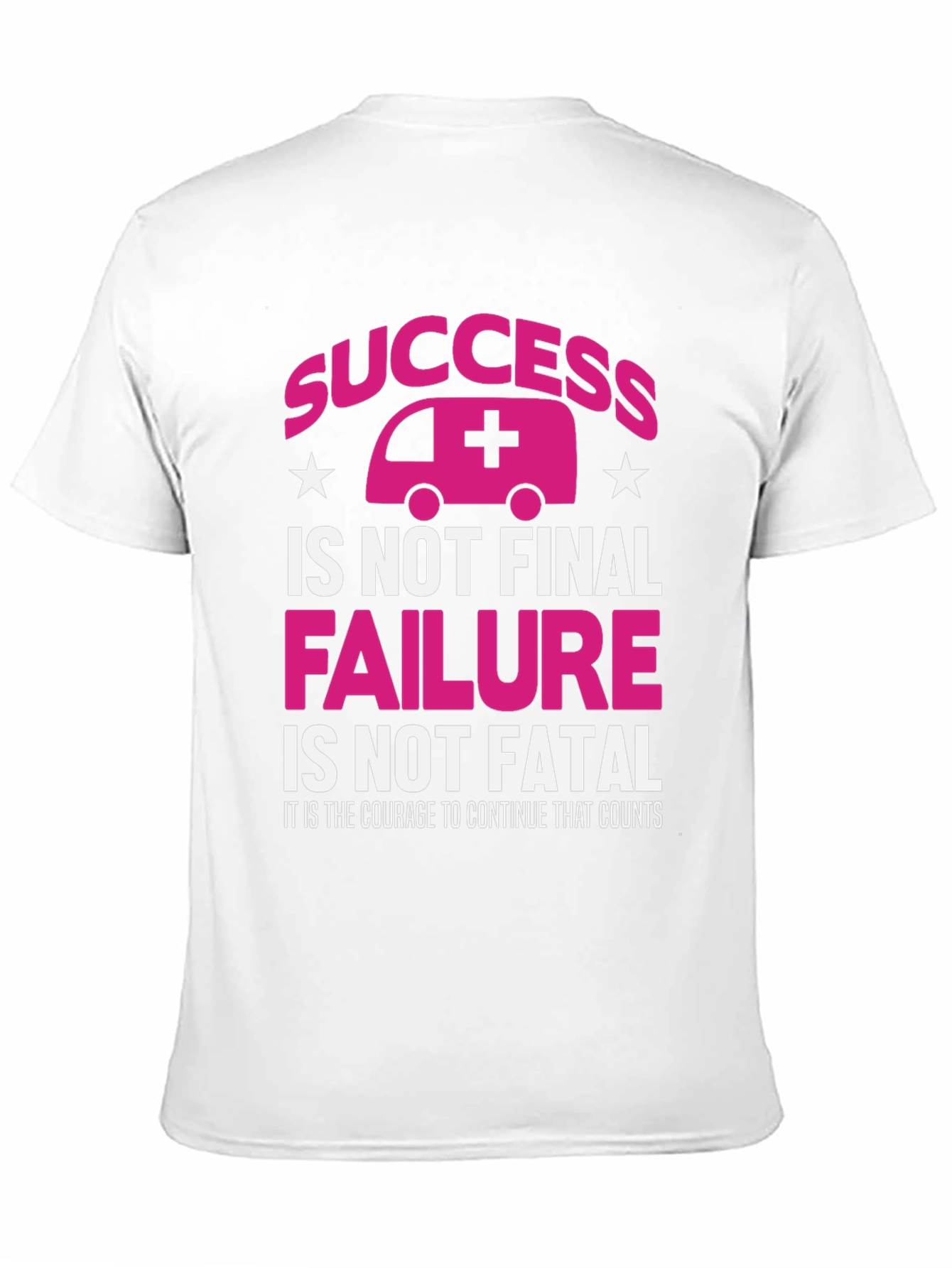 Success Ambulance Graphic Tee - Courage Counts T-Shirt