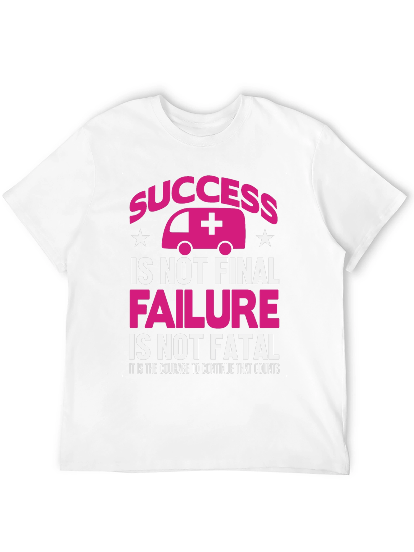 Success Ambulance Graphic Tee - Courage Counts T-Shirt
