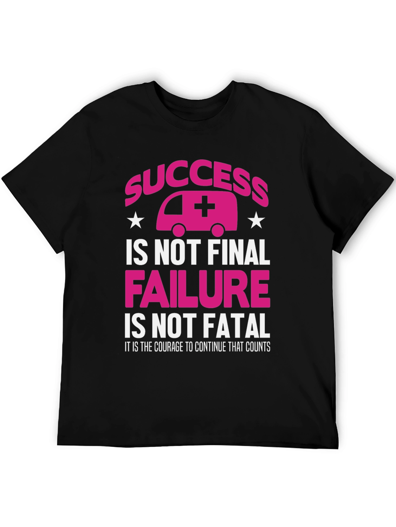Success Ambulance Graphic Tee - Courage Counts T-Shirt