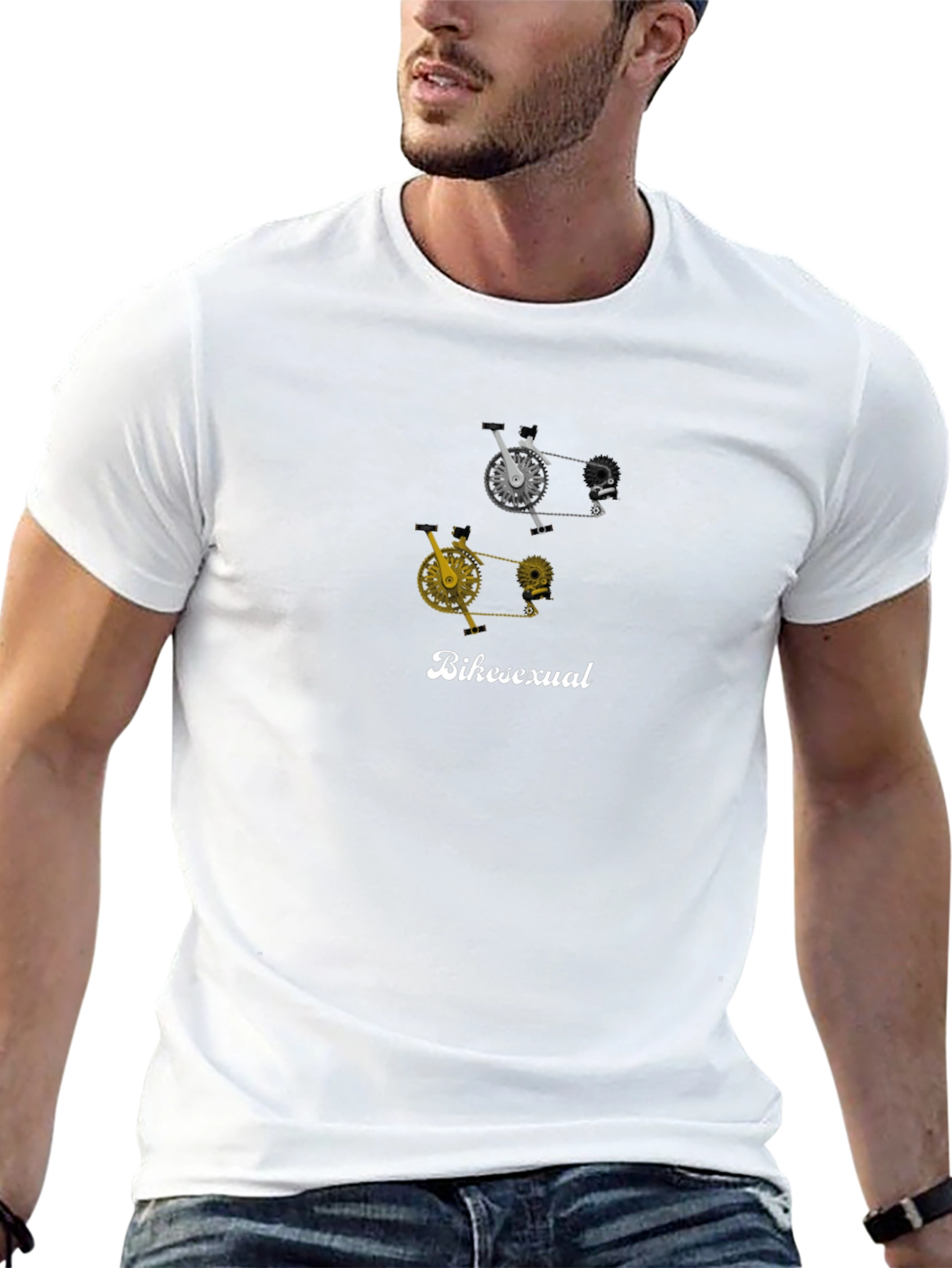 Bikesexual T-Shirt - Cycling Humor Graphic Tee