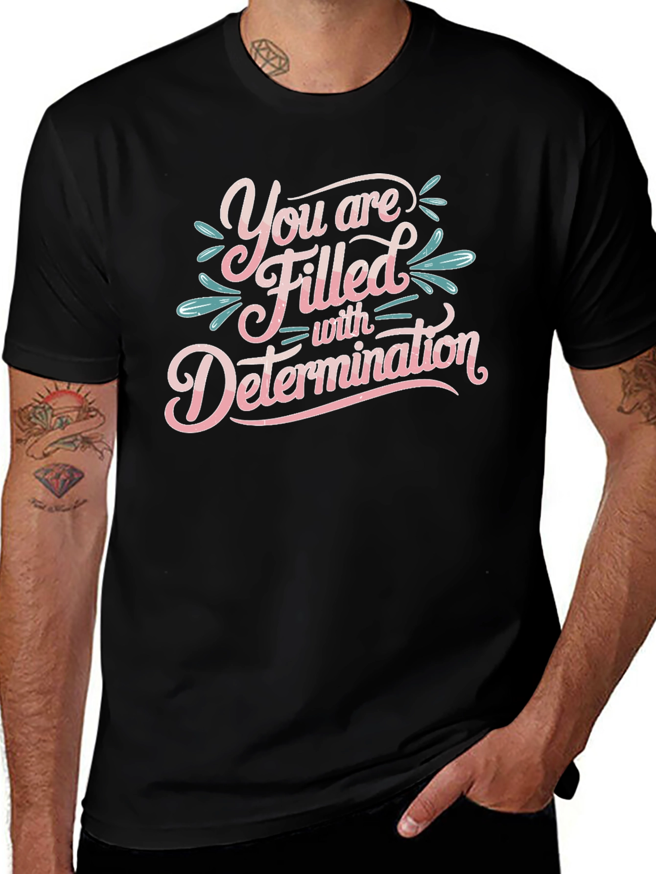 Motivational Determination Graphic T-Shirt