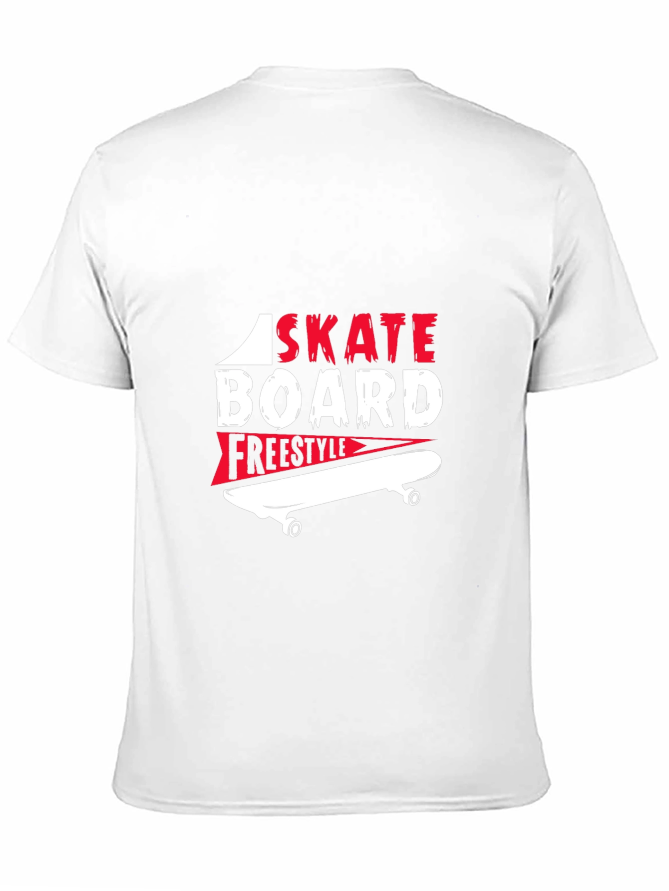 Skateboarding Graphic T-Shirt - Freestyle Design