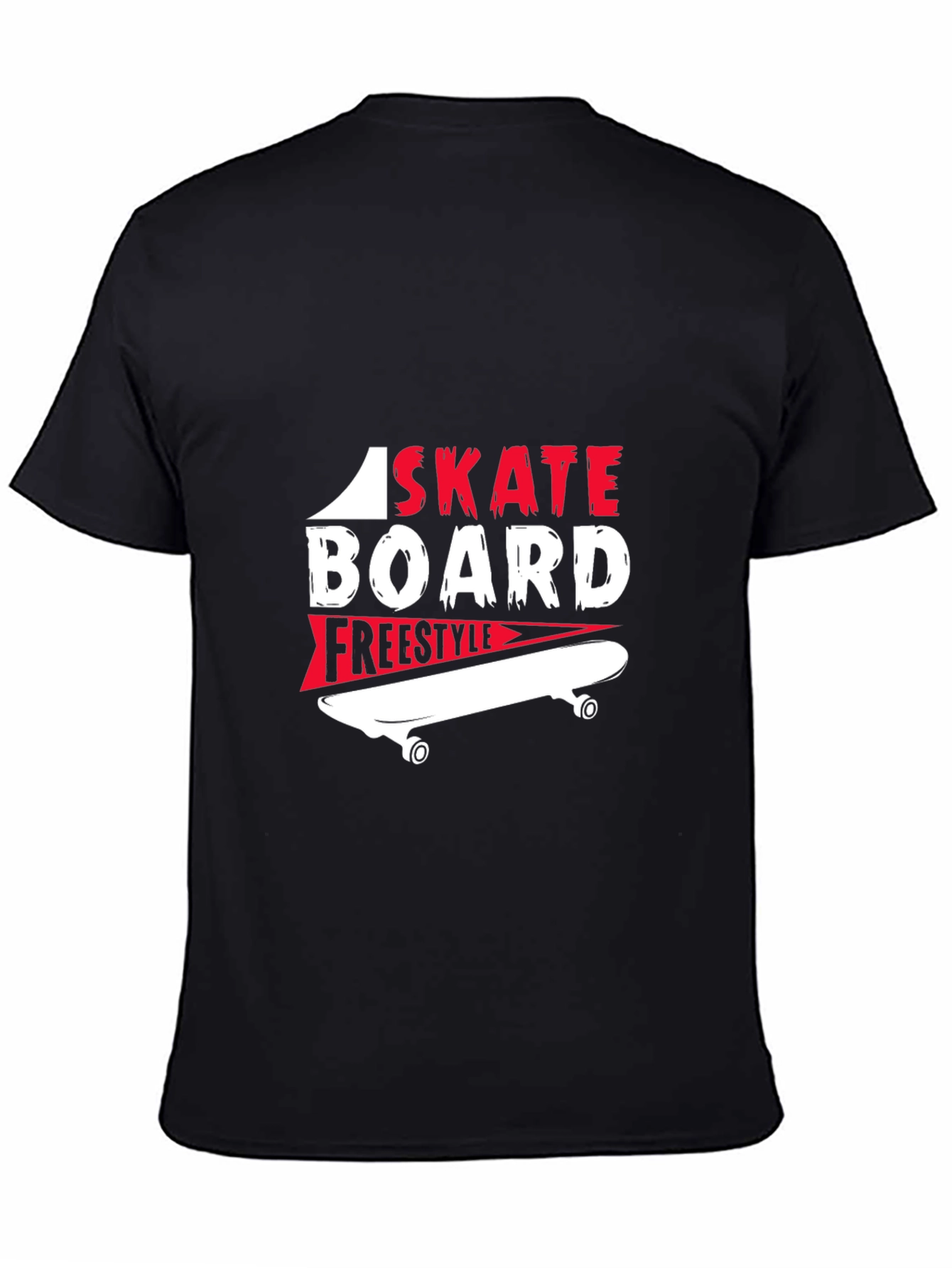Skateboarding Graphic T-Shirt - Freestyle Design