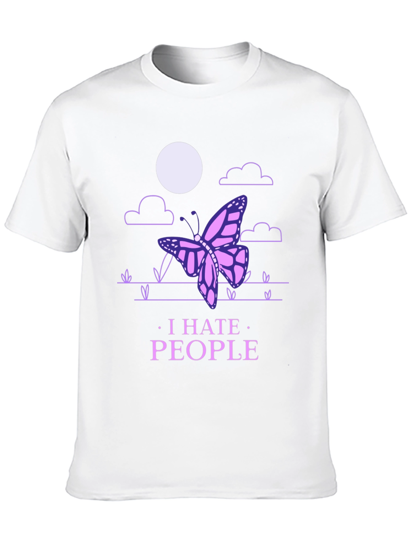 I Hate People Butterfly T-Shirt - Introvert Style