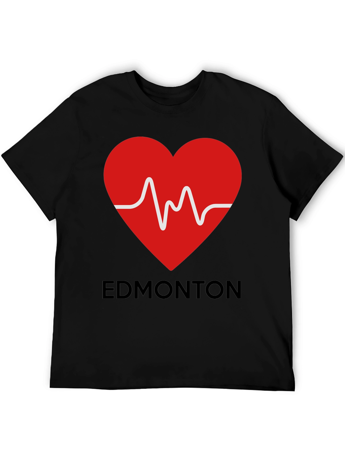 Edmonton Heartbeat T-Shirt - Show Your Love!
