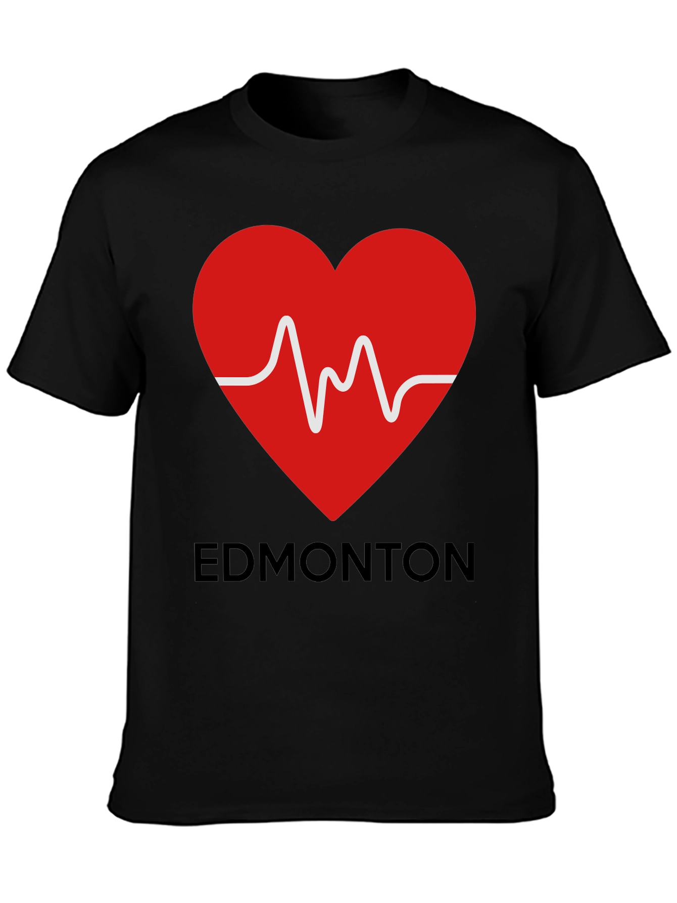 Edmonton Heartbeat T-Shirt - Show Your Love!
