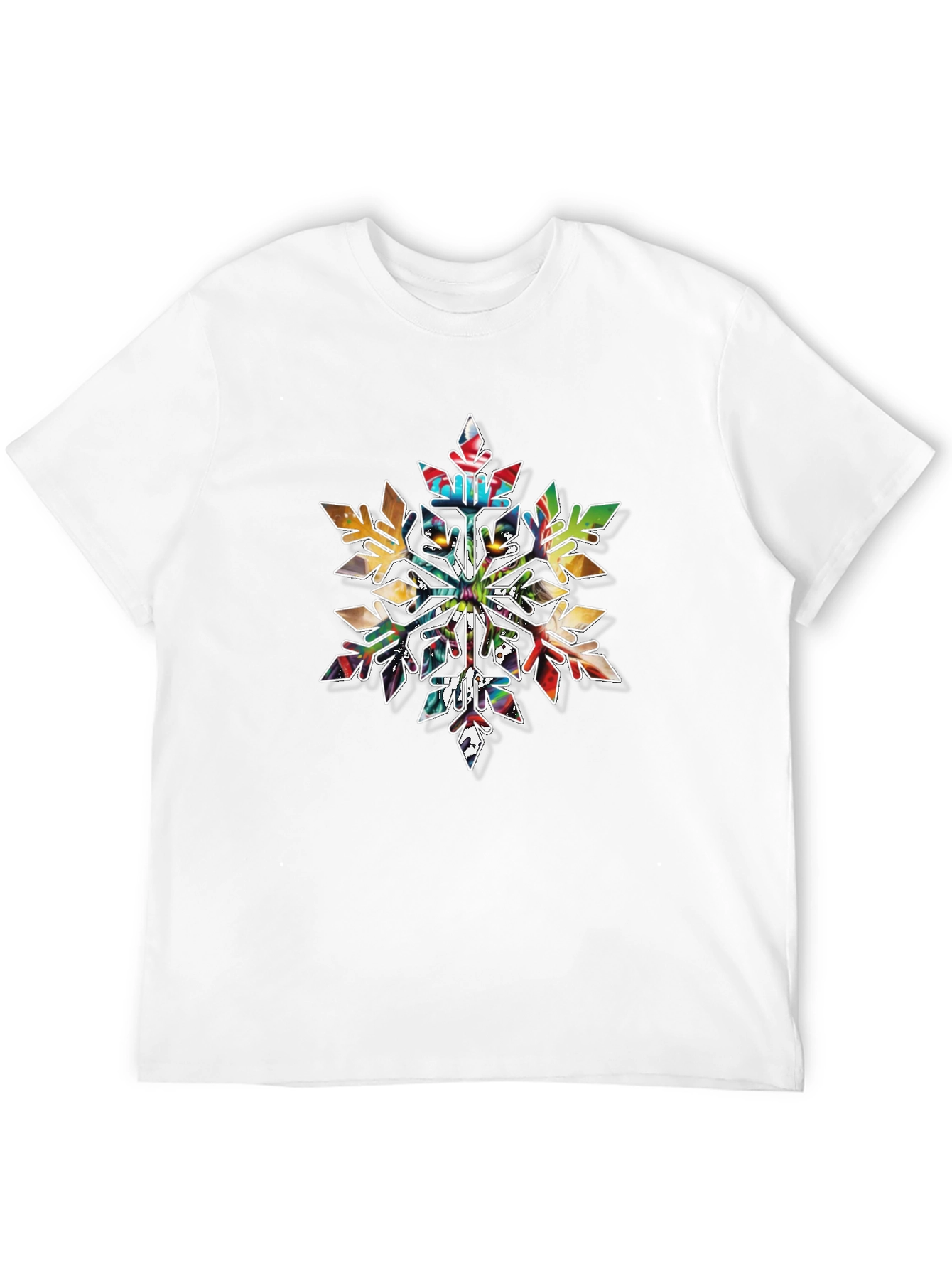 Abstract Snowflake Graphic Tee