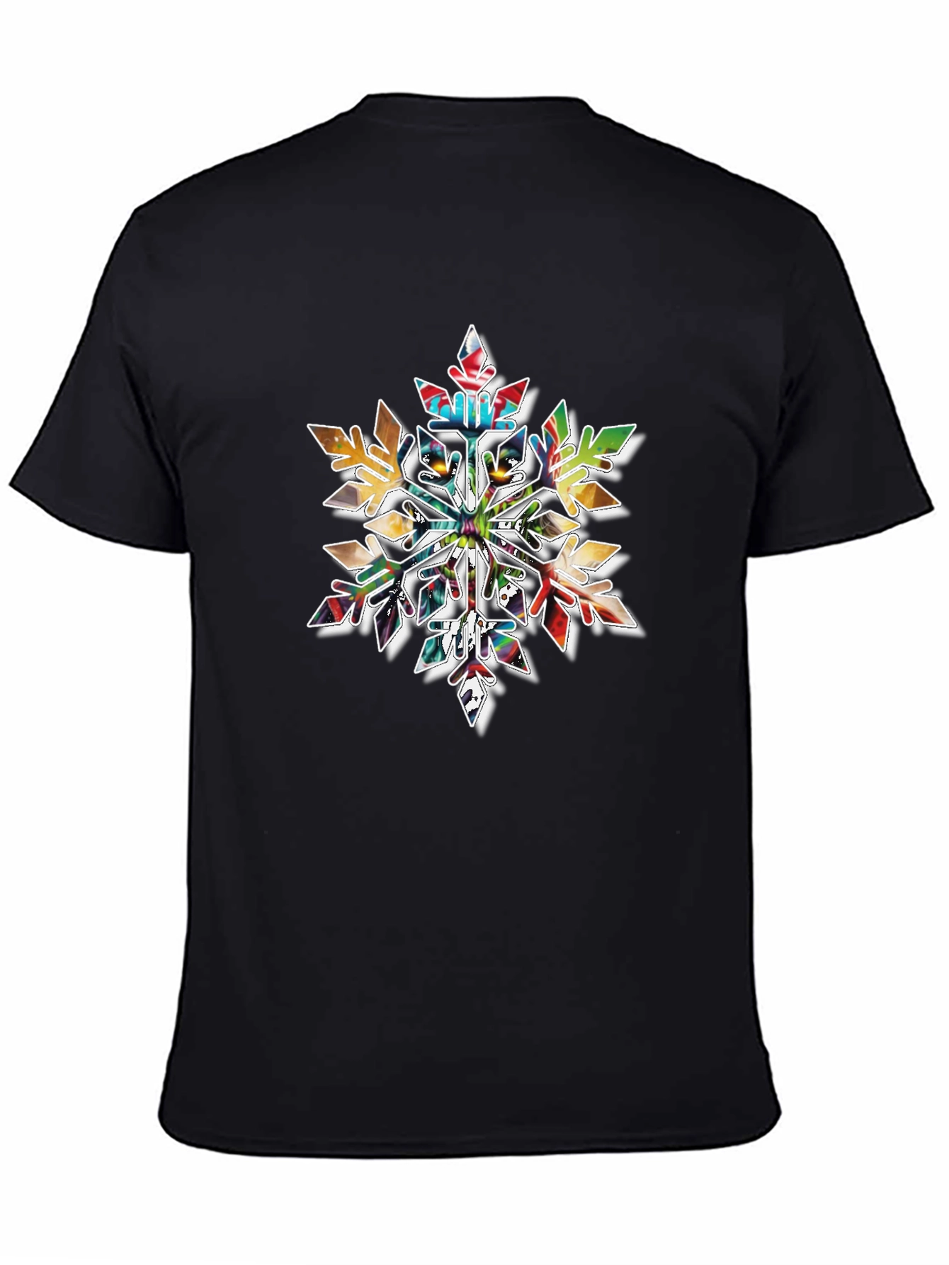 Abstract Snowflake Graphic Tee