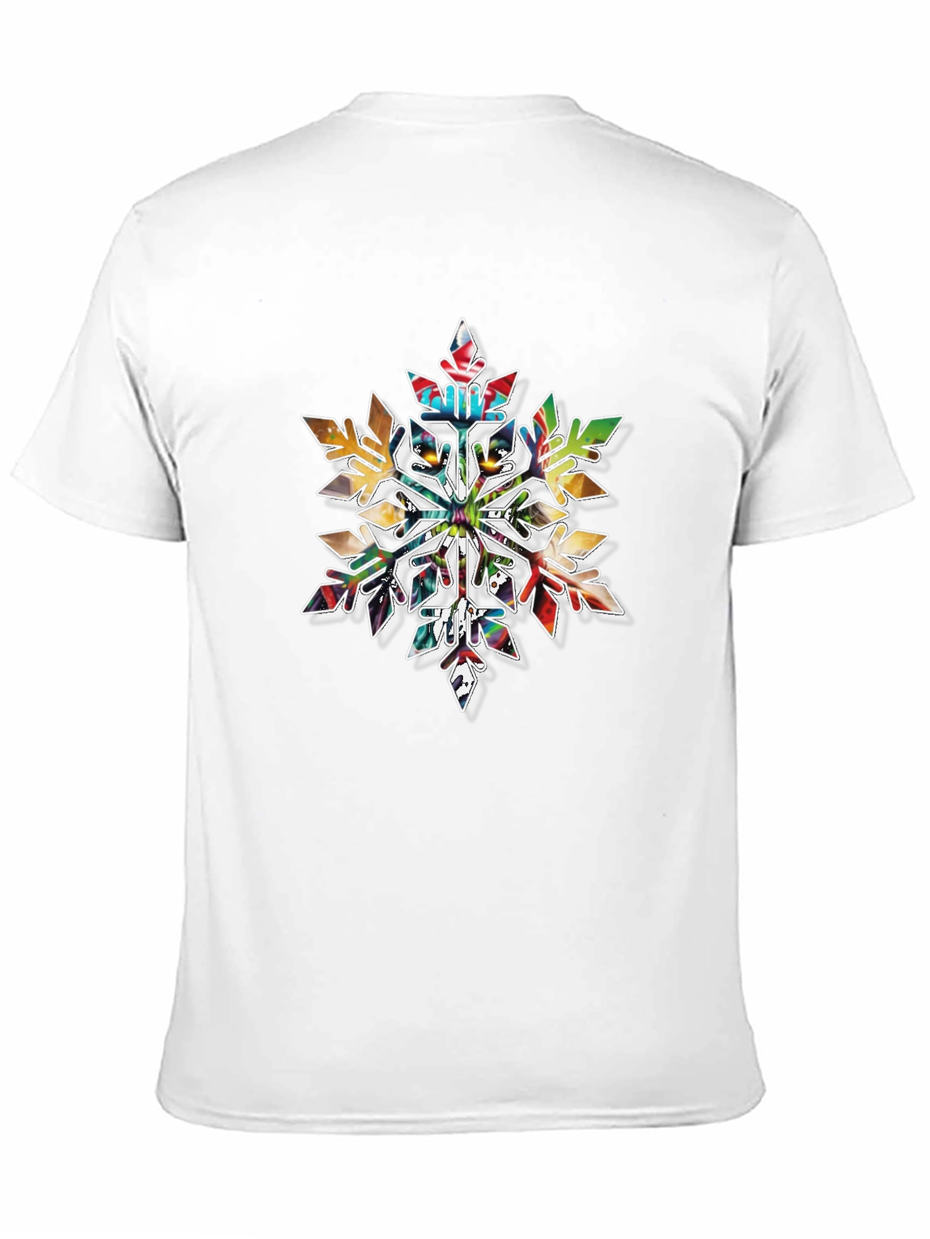 Abstract Snowflake Graphic Tee
