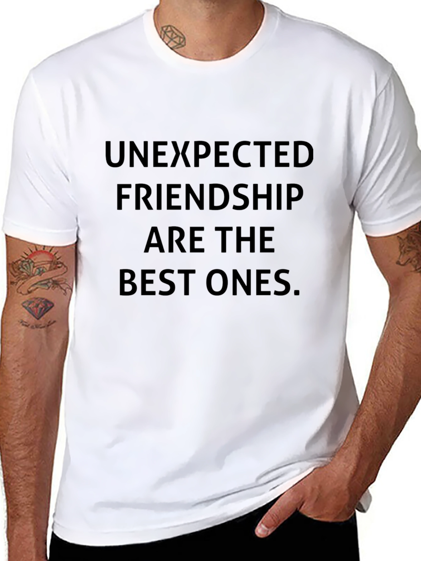 Friendship Graphic Tee - Casual Style