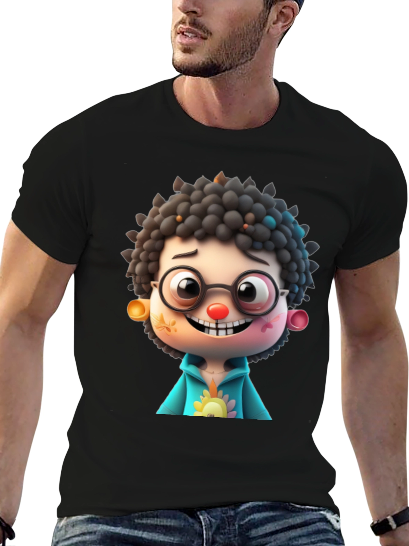 Cartoon Character Graphic Tee