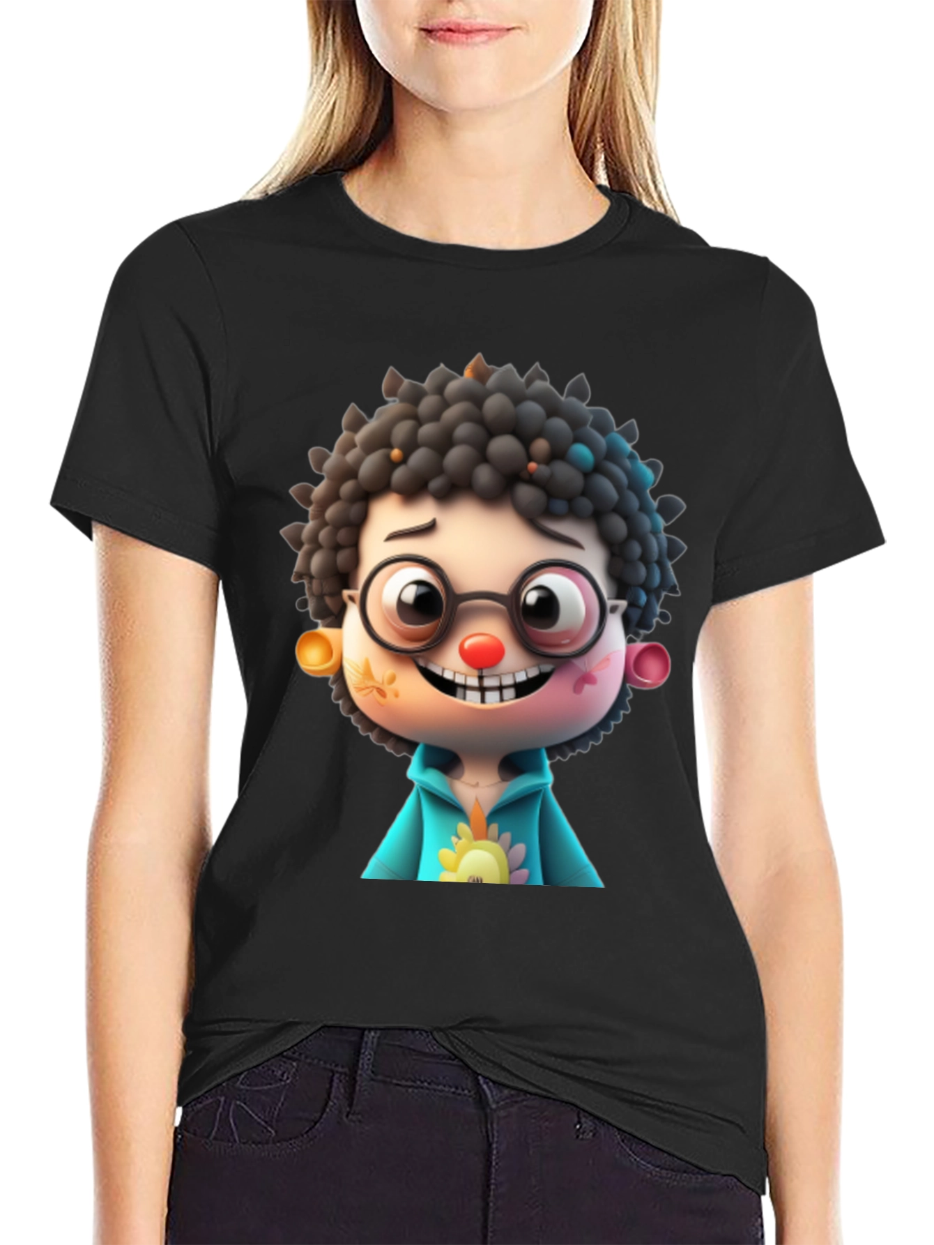 Cartoon Character Graphic Tee