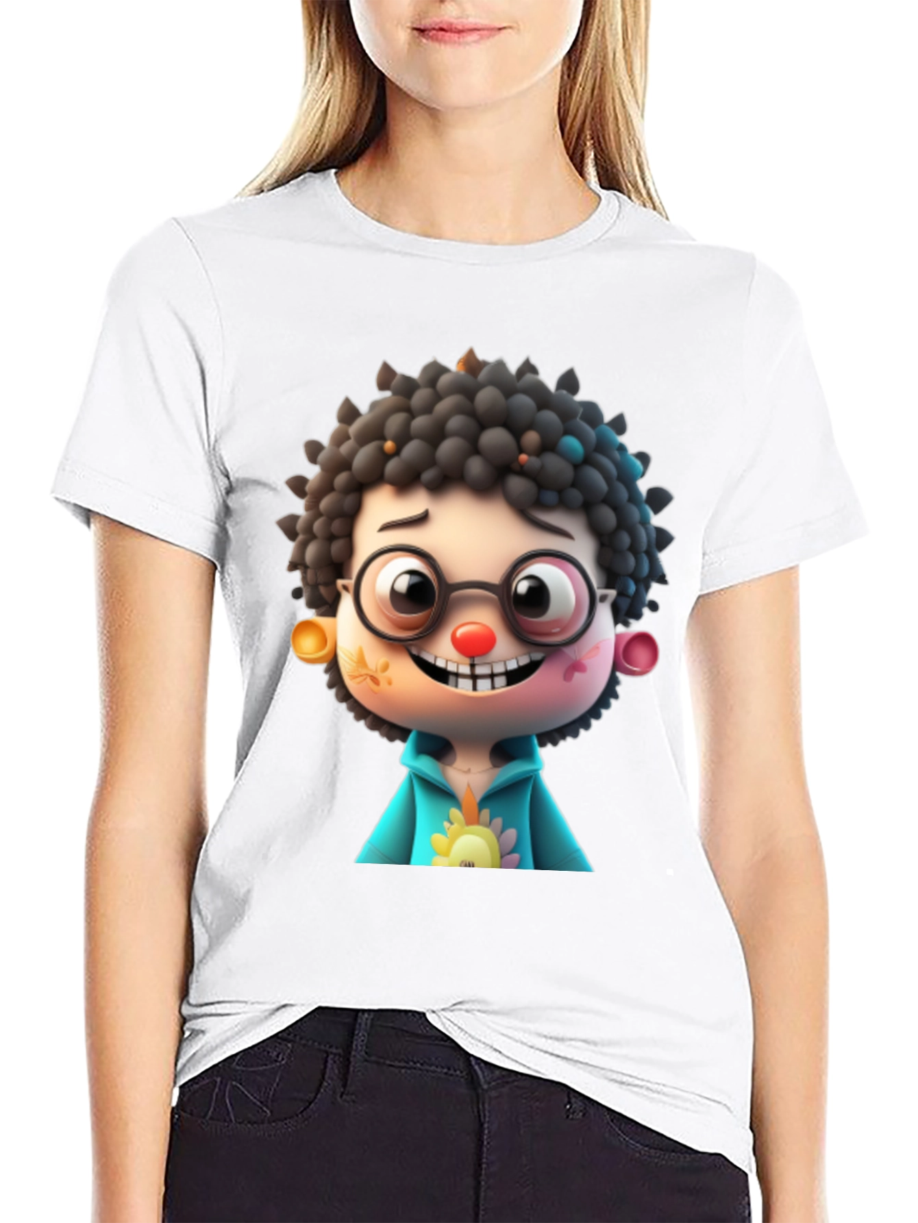 Cartoon Character Graphic Tee