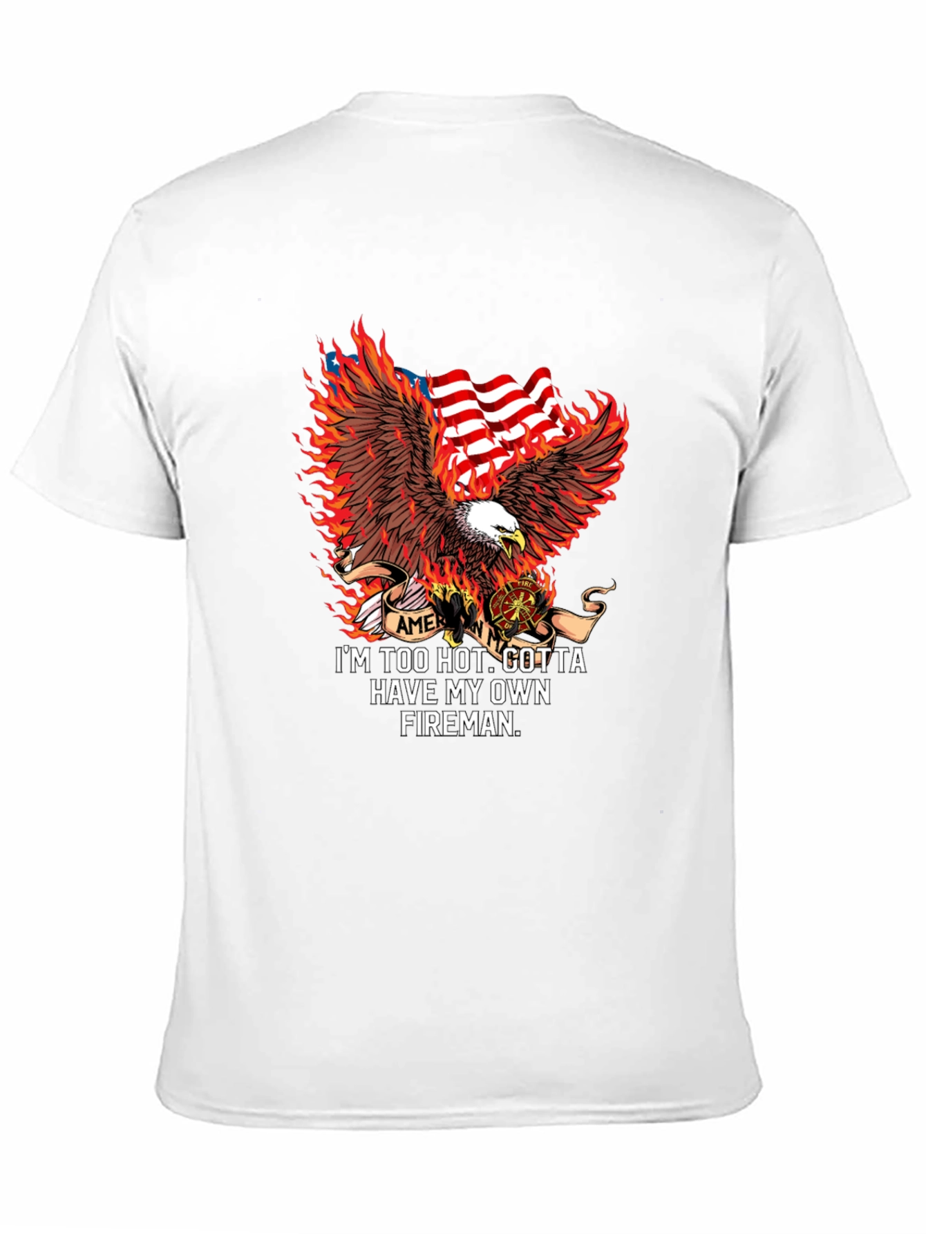 Fiery Fireman Graphic Tee