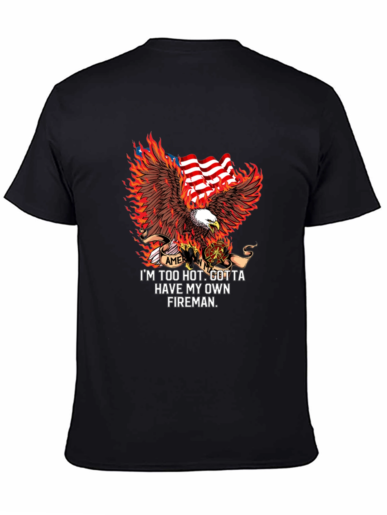 Fiery Fireman Graphic Tee