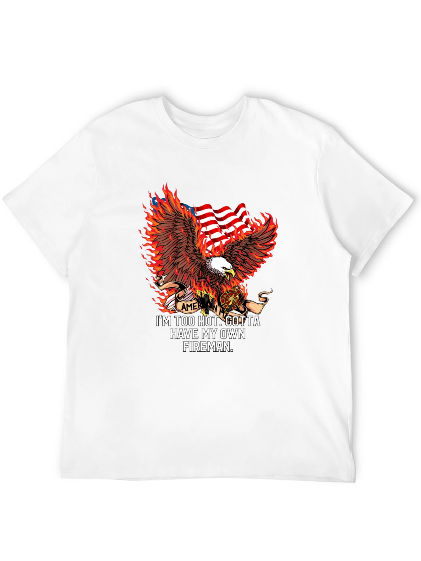 Fiery Fireman Graphic Tee