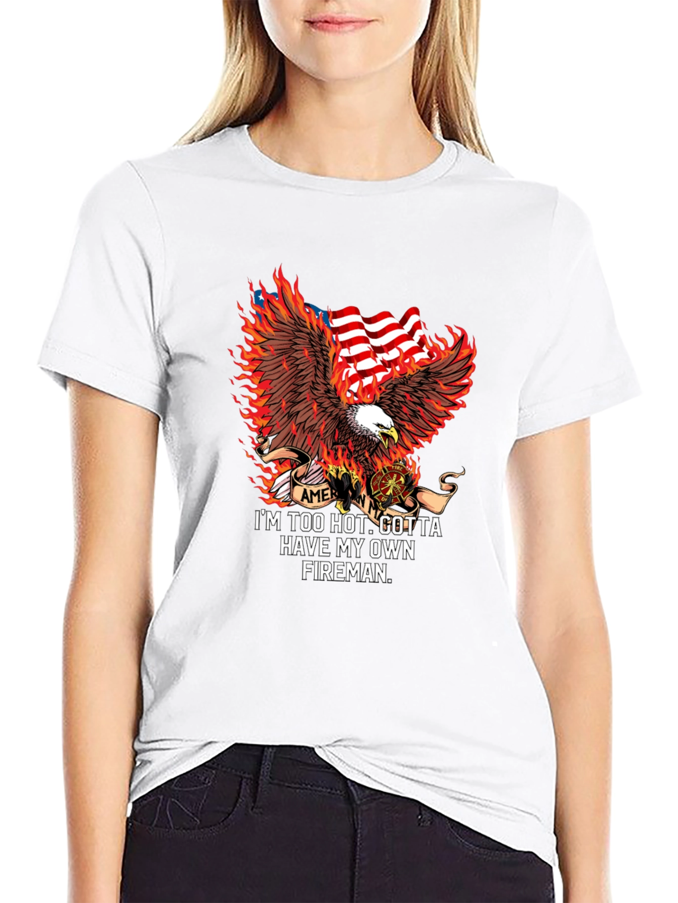 Fiery Fireman Graphic Tee