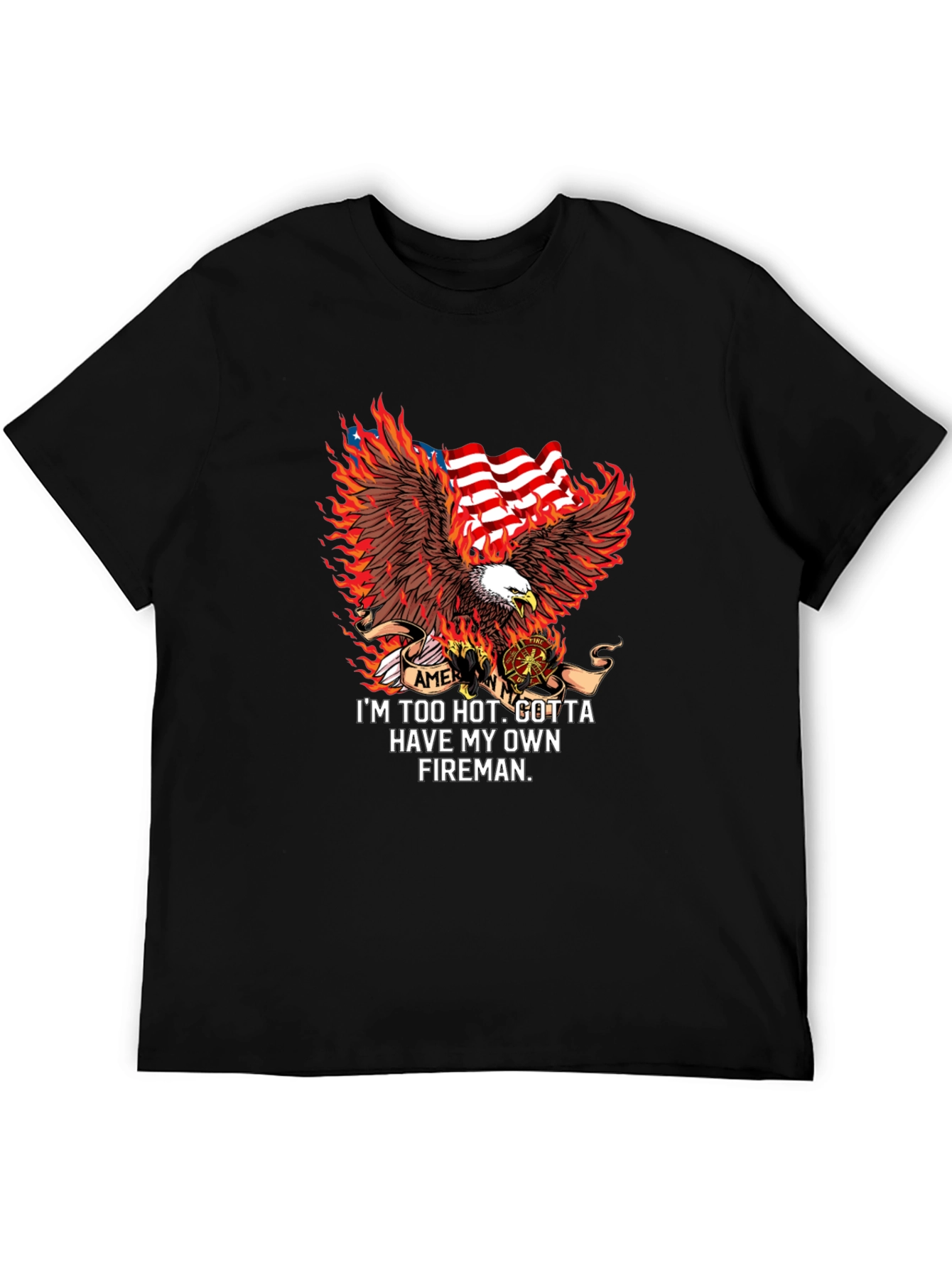 Fiery Fireman Graphic Tee