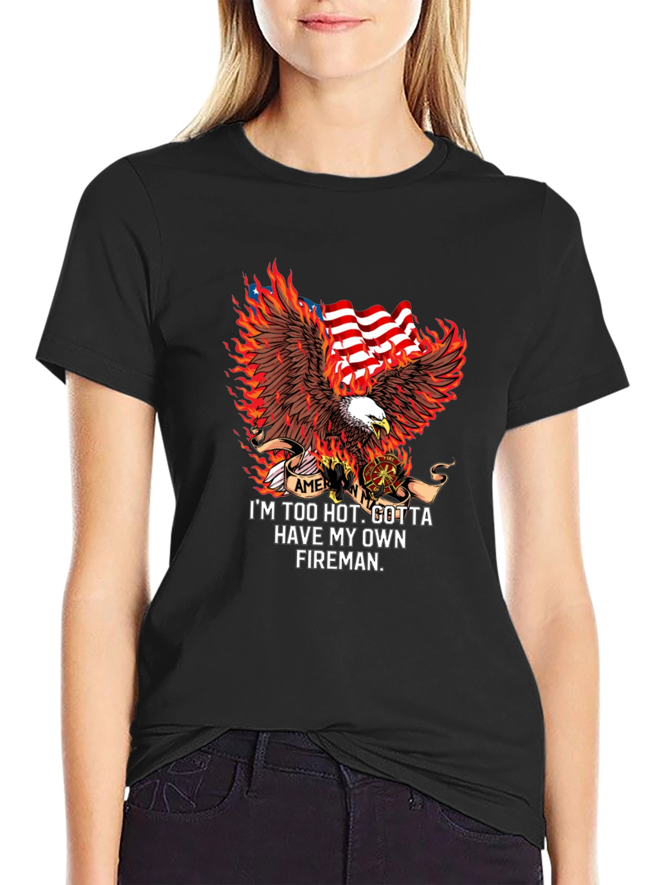 Fiery Fireman Graphic Tee