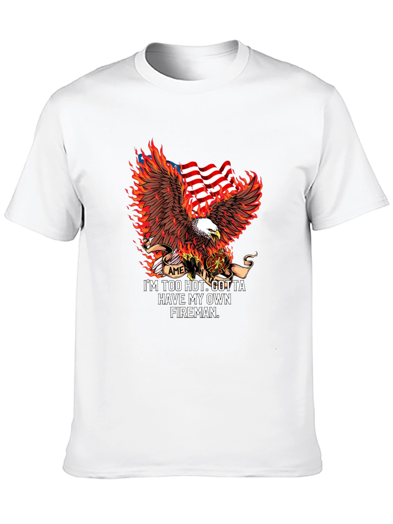 Fiery Fireman Graphic Tee