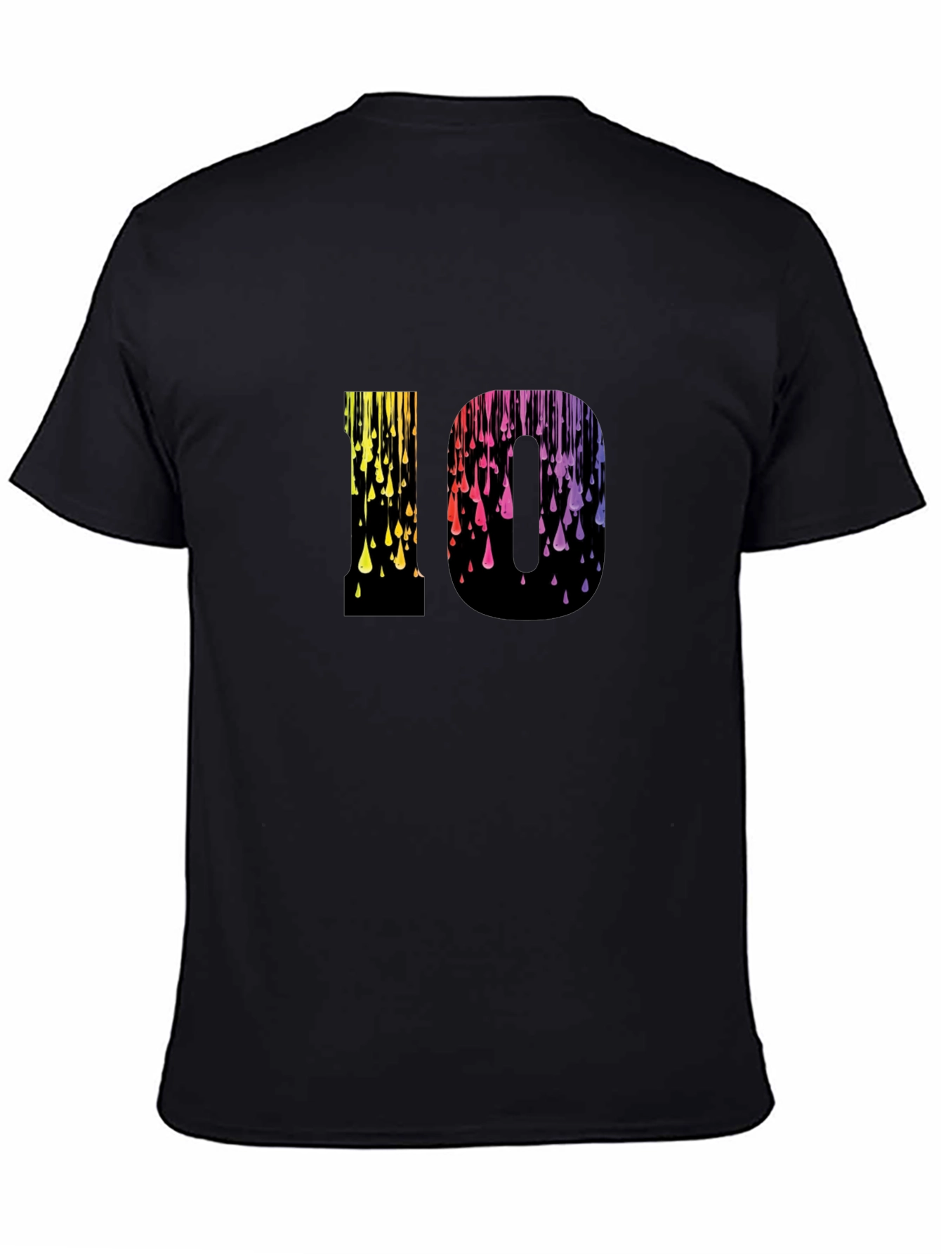Rainbow Drip 10 Graphic T-Shirt