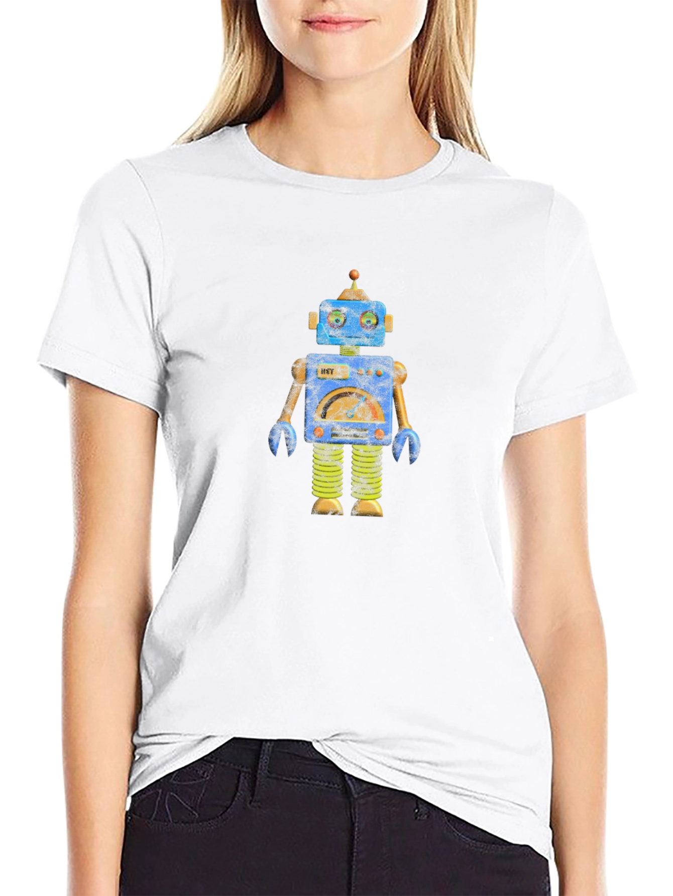 Retro Robot Graphic Tee