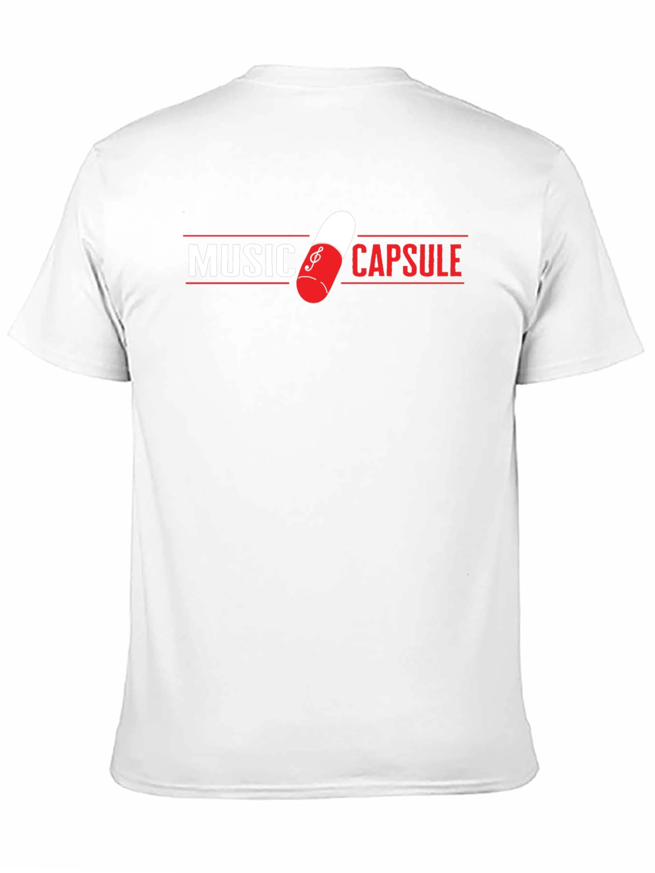 Music Capsule Graphic T-Shirt - Trendy Black Tee