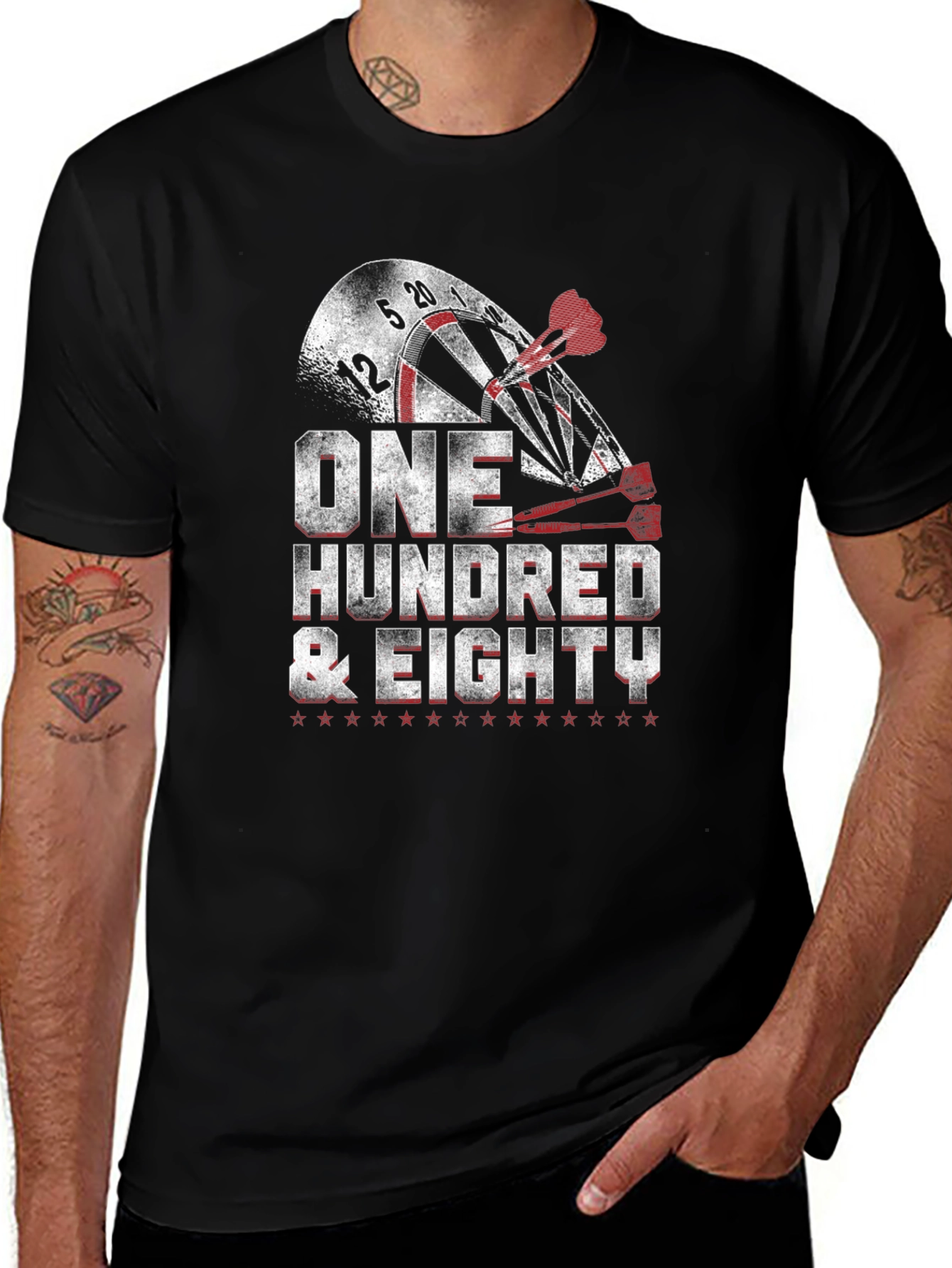 One Hundred & Eighty Darts Graphic T-Shirt