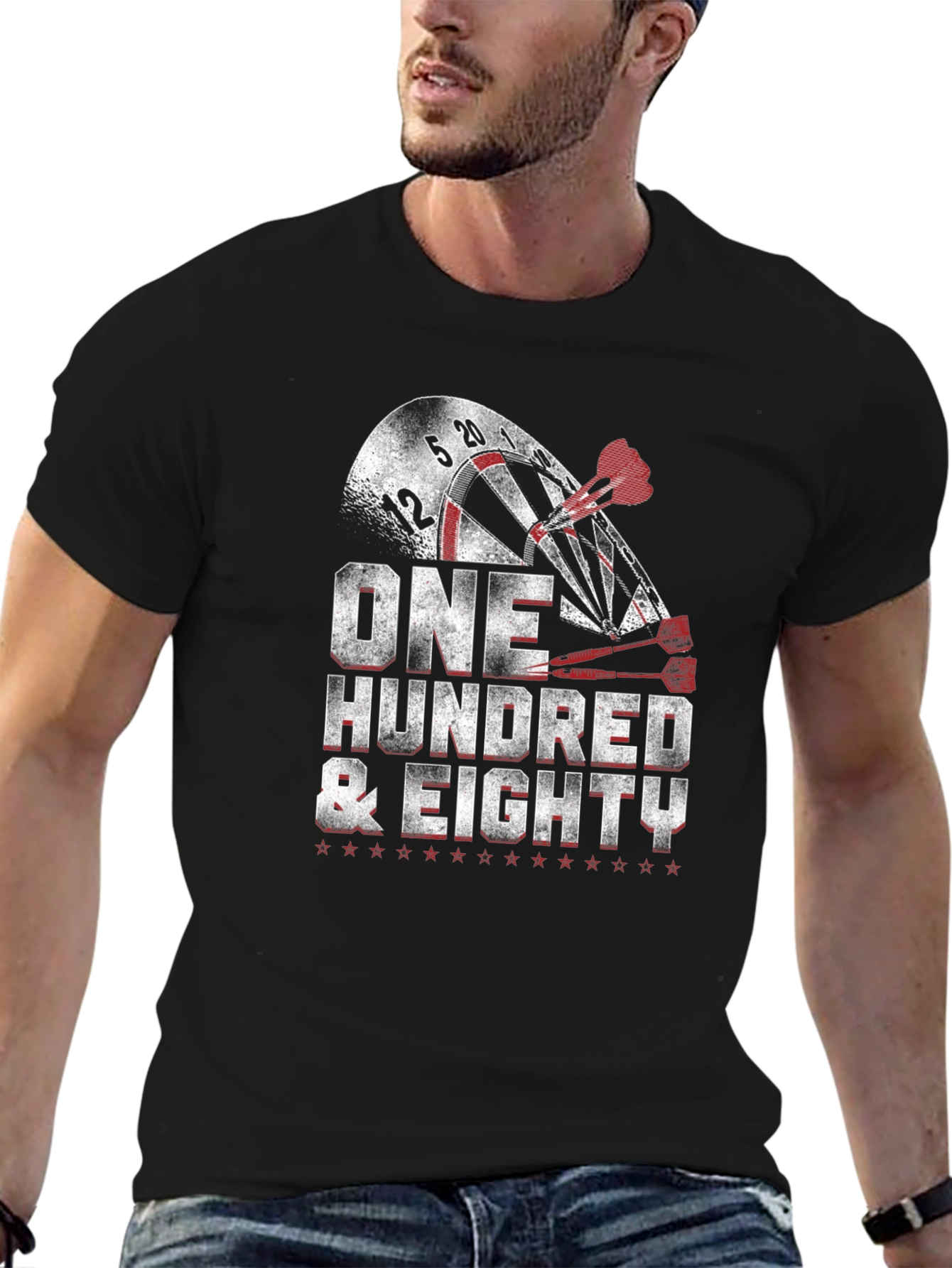 One Hundred & Eighty Darts Graphic T-Shirt