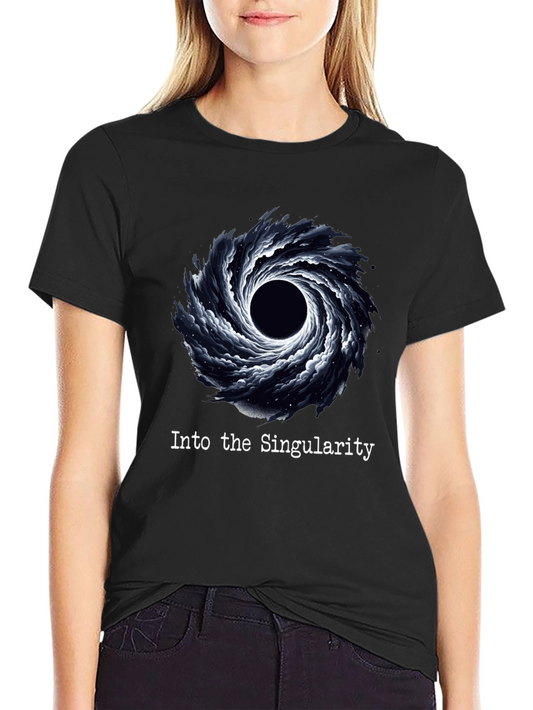 Into The Singularity Black Hole Graphic Tee