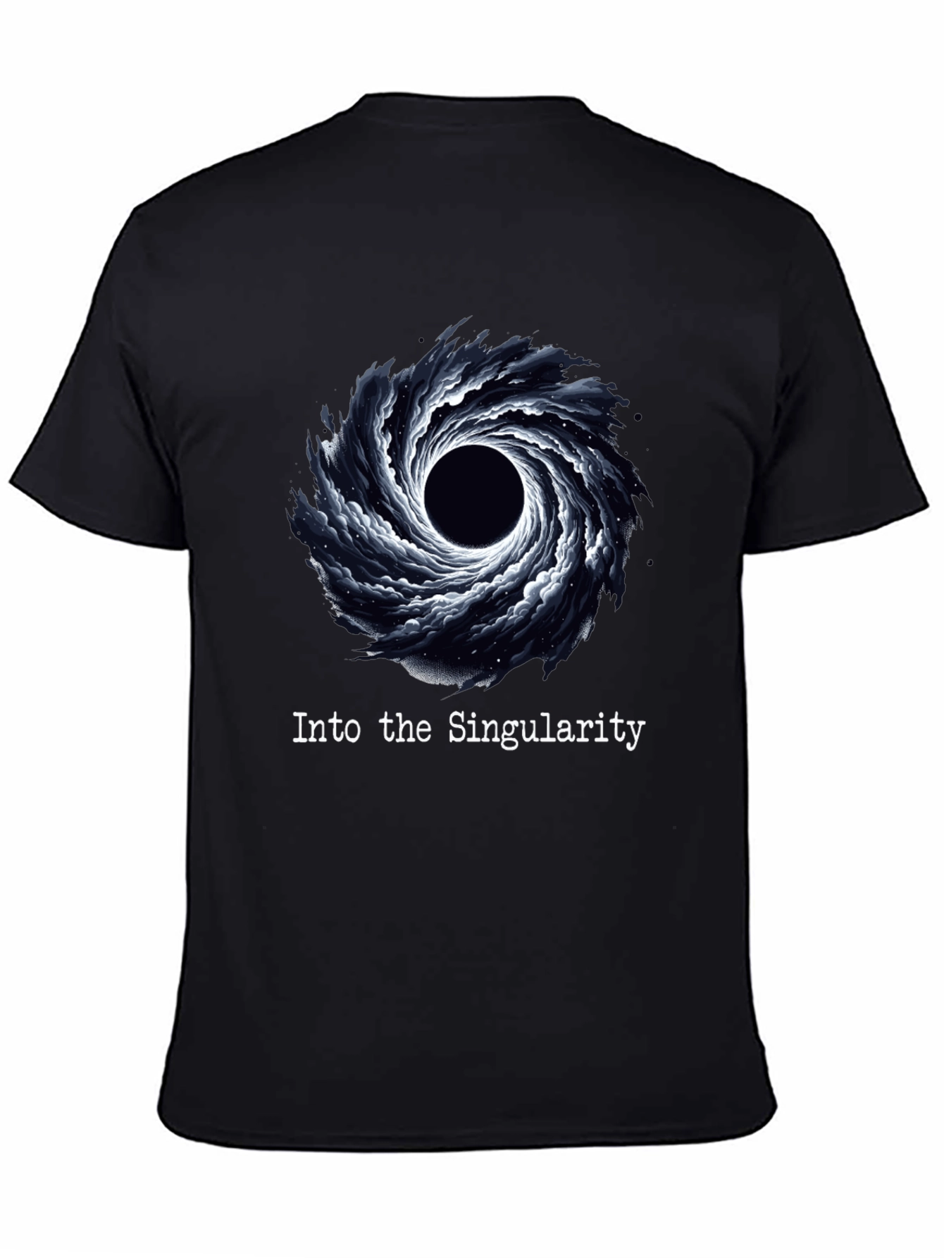 Into The Singularity Black Hole Graphic Tee