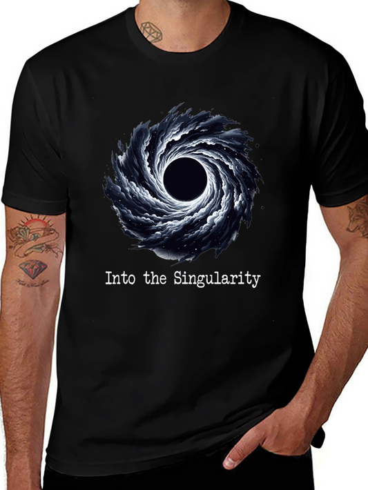 Into The Singularity Black Hole Graphic Tee