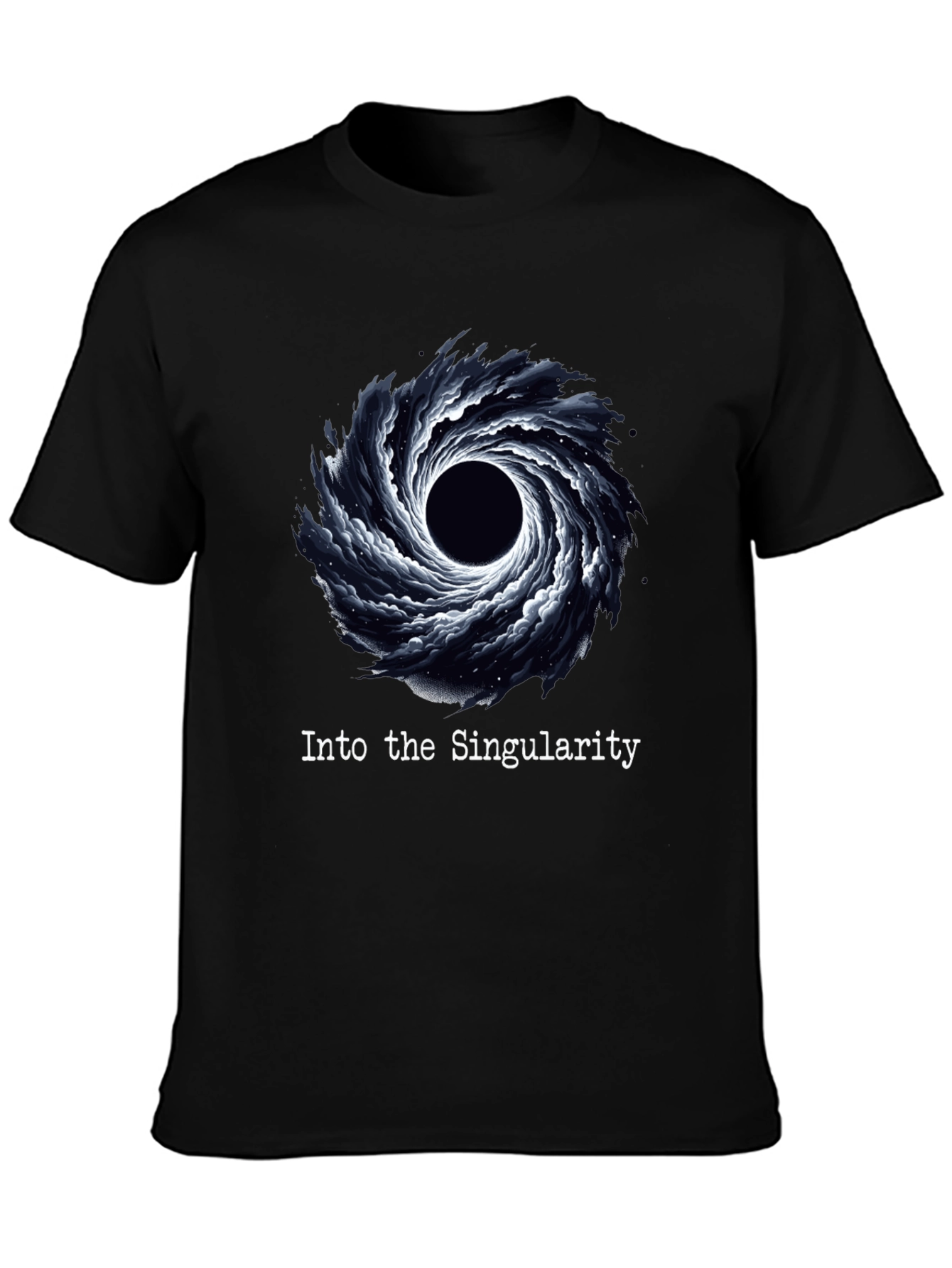 Into The Singularity Black Hole Graphic Tee