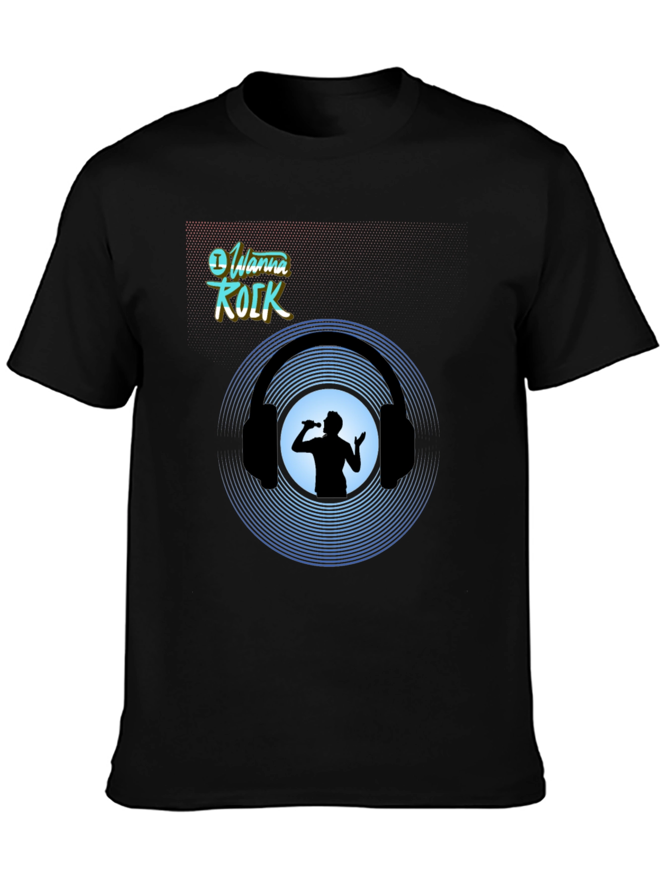 I Wanna Rock Graphic Tee - Music Lover Shirt