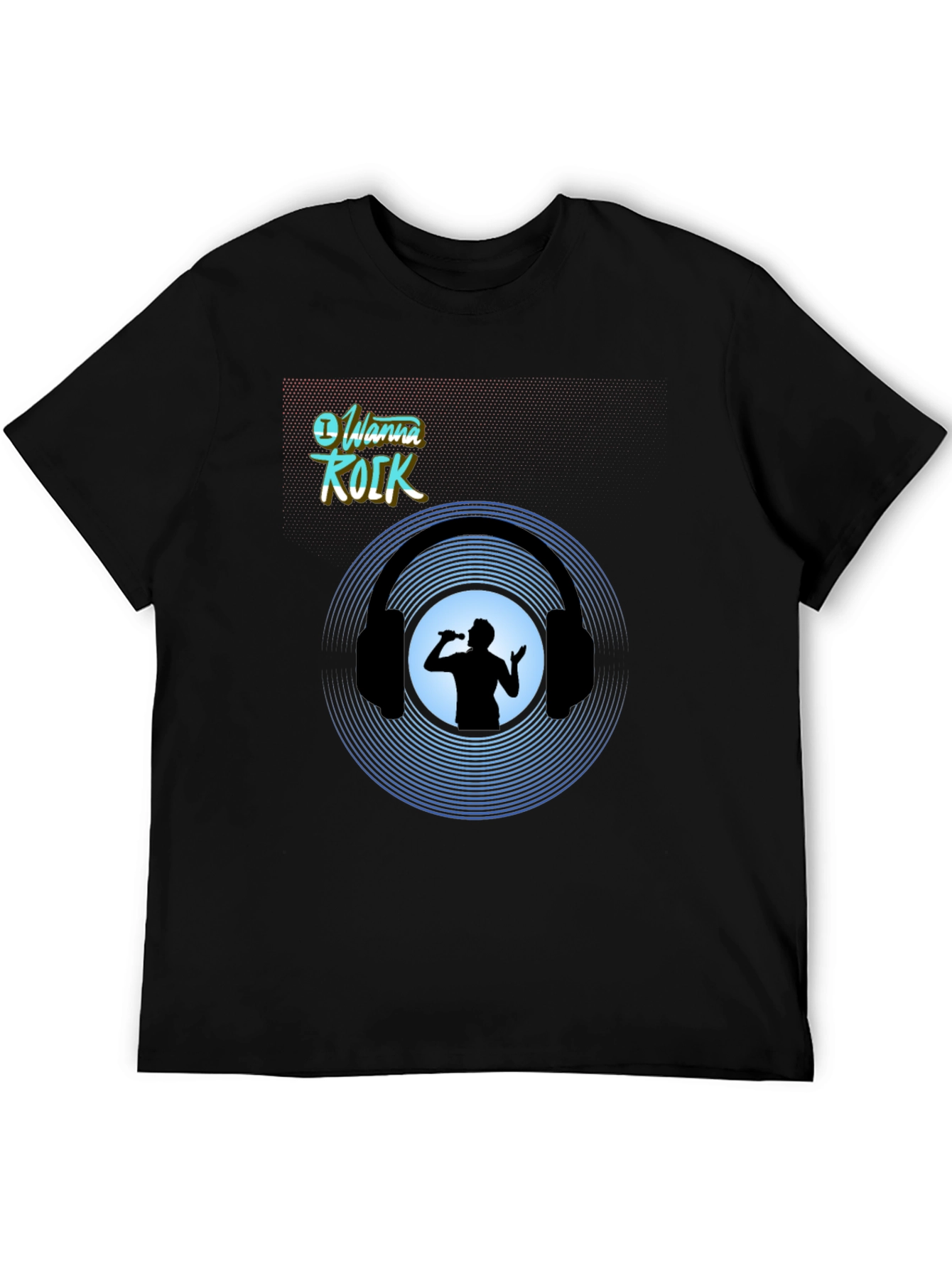 I Wanna Rock Graphic Tee - Music Lover Shirt