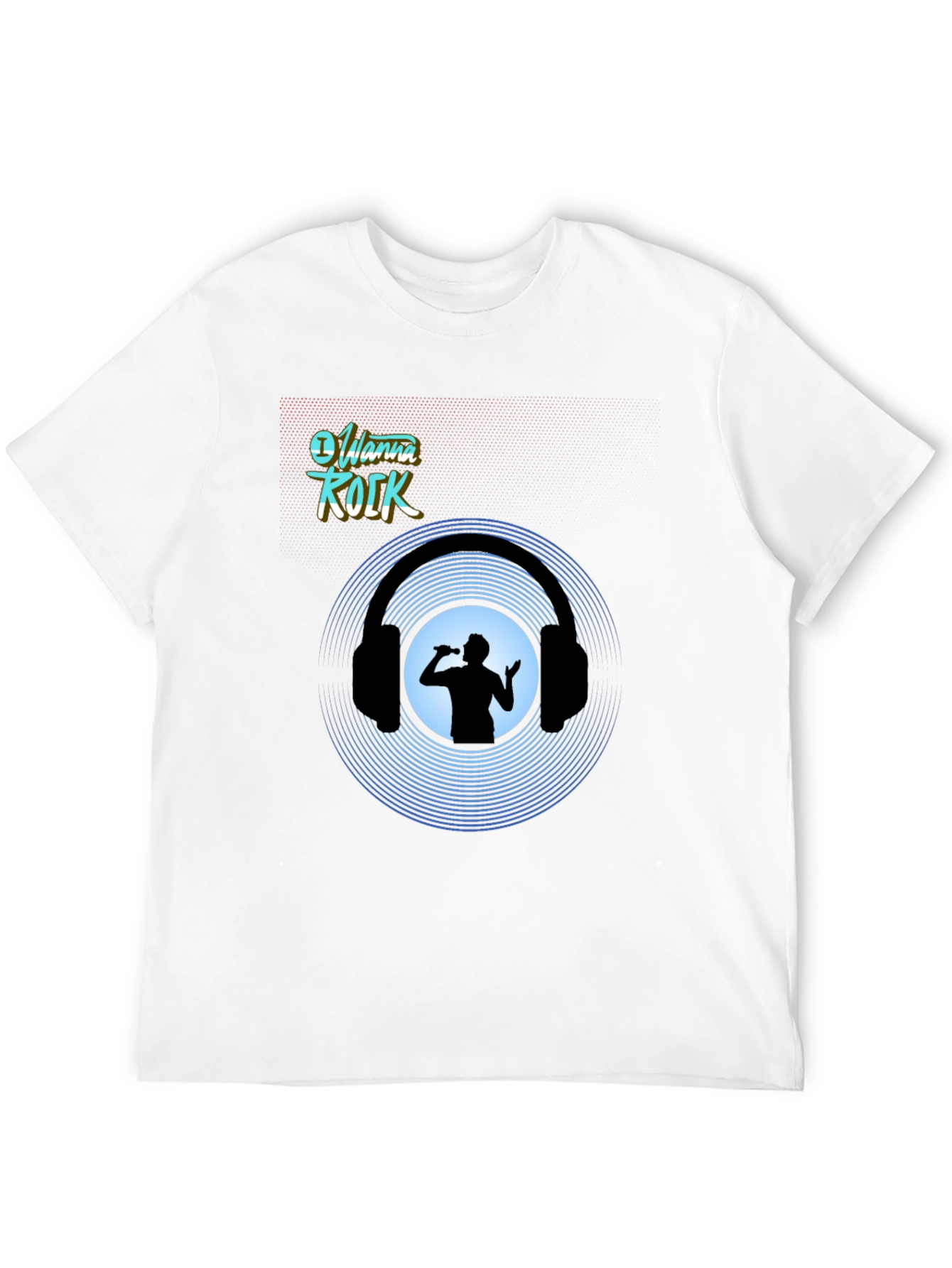 I Wanna Rock Graphic Tee - Music Lover Shirt