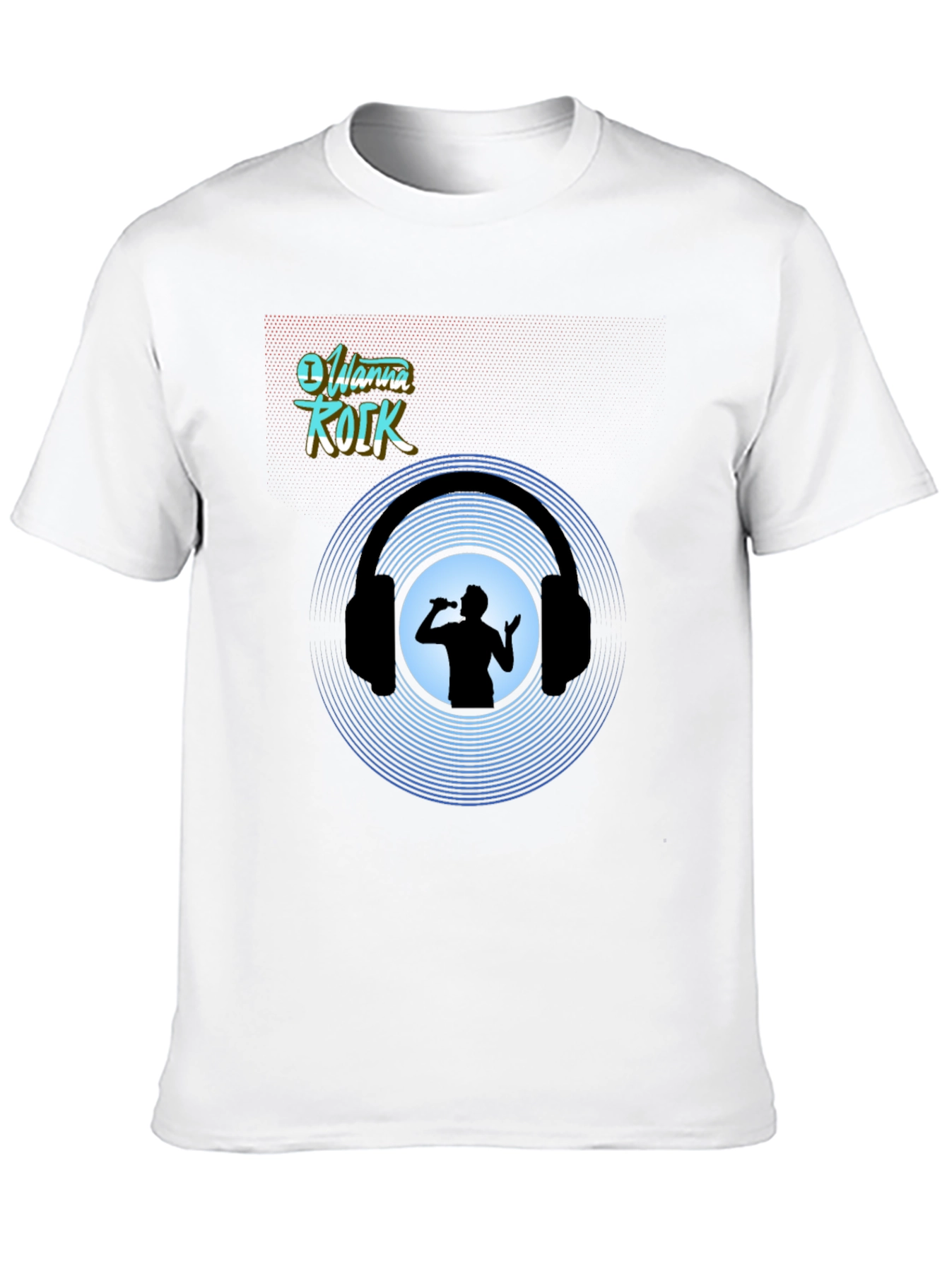 I Wanna Rock Graphic Tee - Music Lover Shirt