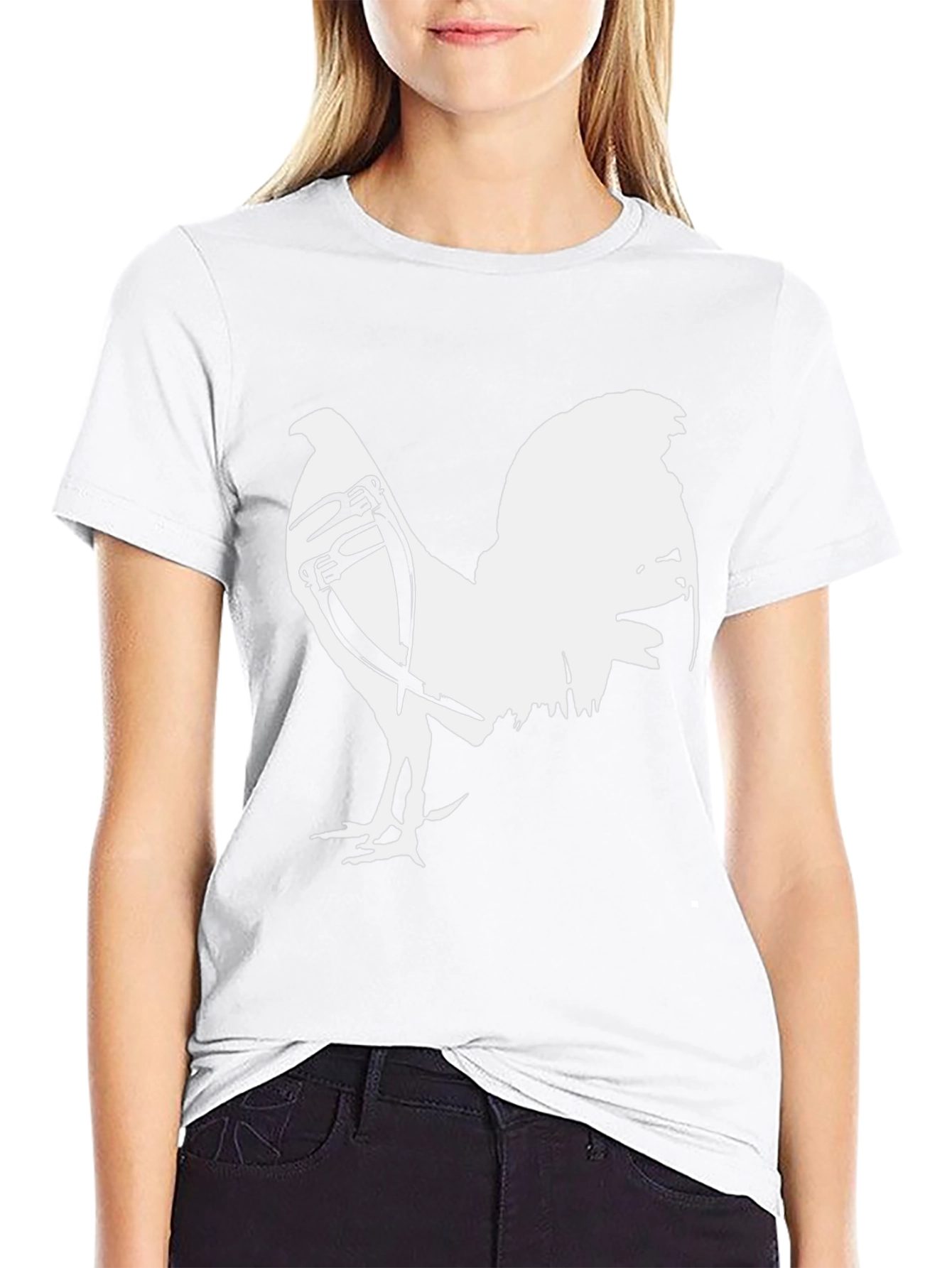 Rooster Graphic Tee - Mens Black T-Shirt
