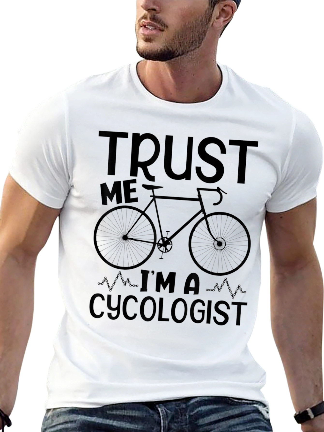 Trust Me Im A Cycologist Funny Bike T-Shirt