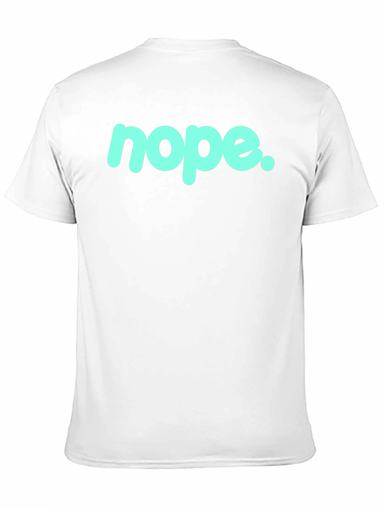 Nope Graphic Tee - Casual Black T-Shirt