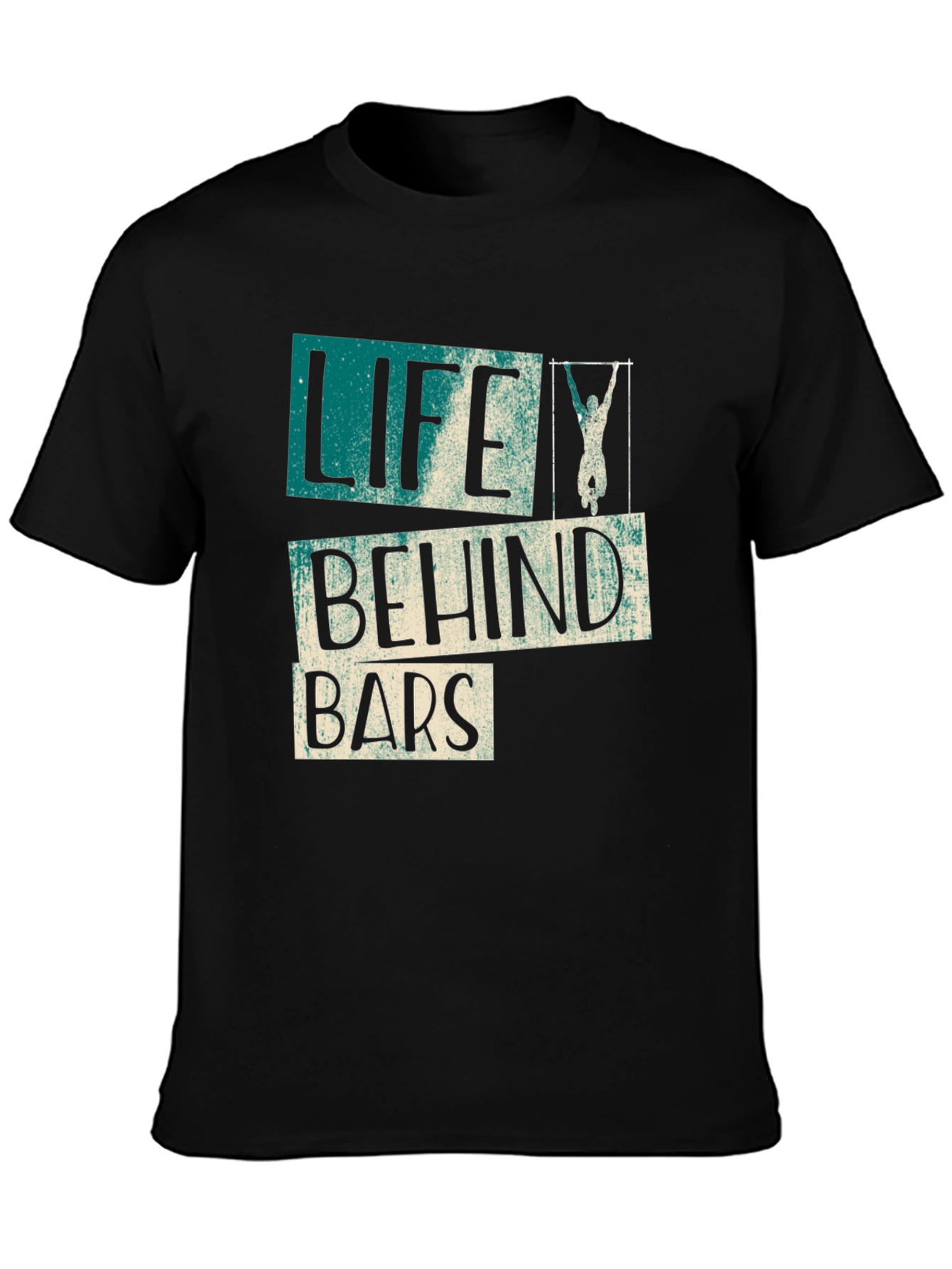 Life Behind Bars Graphic Tee - Workout Shirt