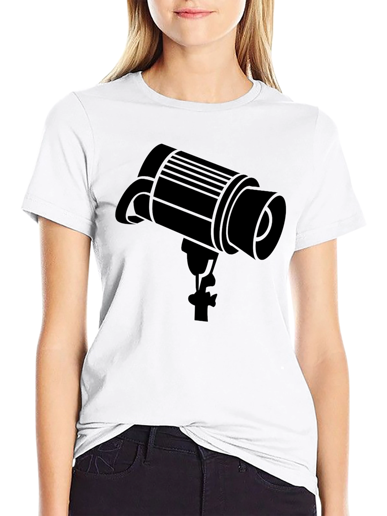 Spotlight Graphic T-Shirt - Black